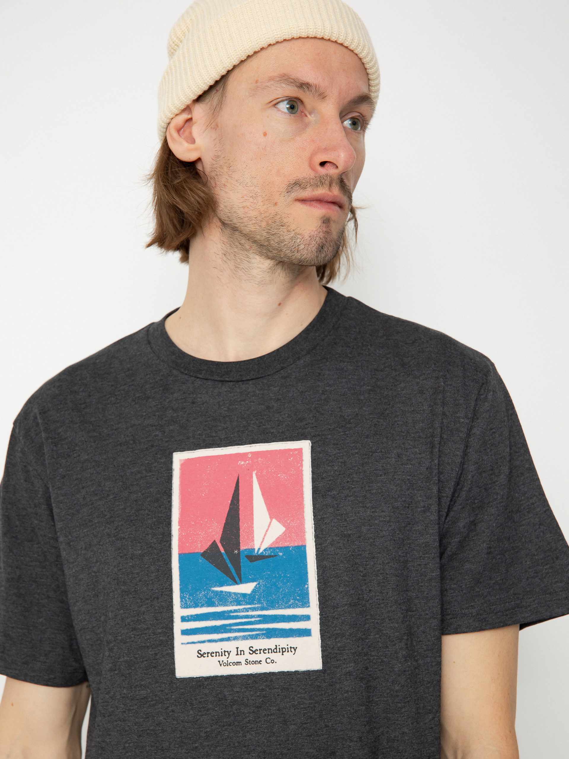 T-shirt Volcom Catamaran Hth (heather black)