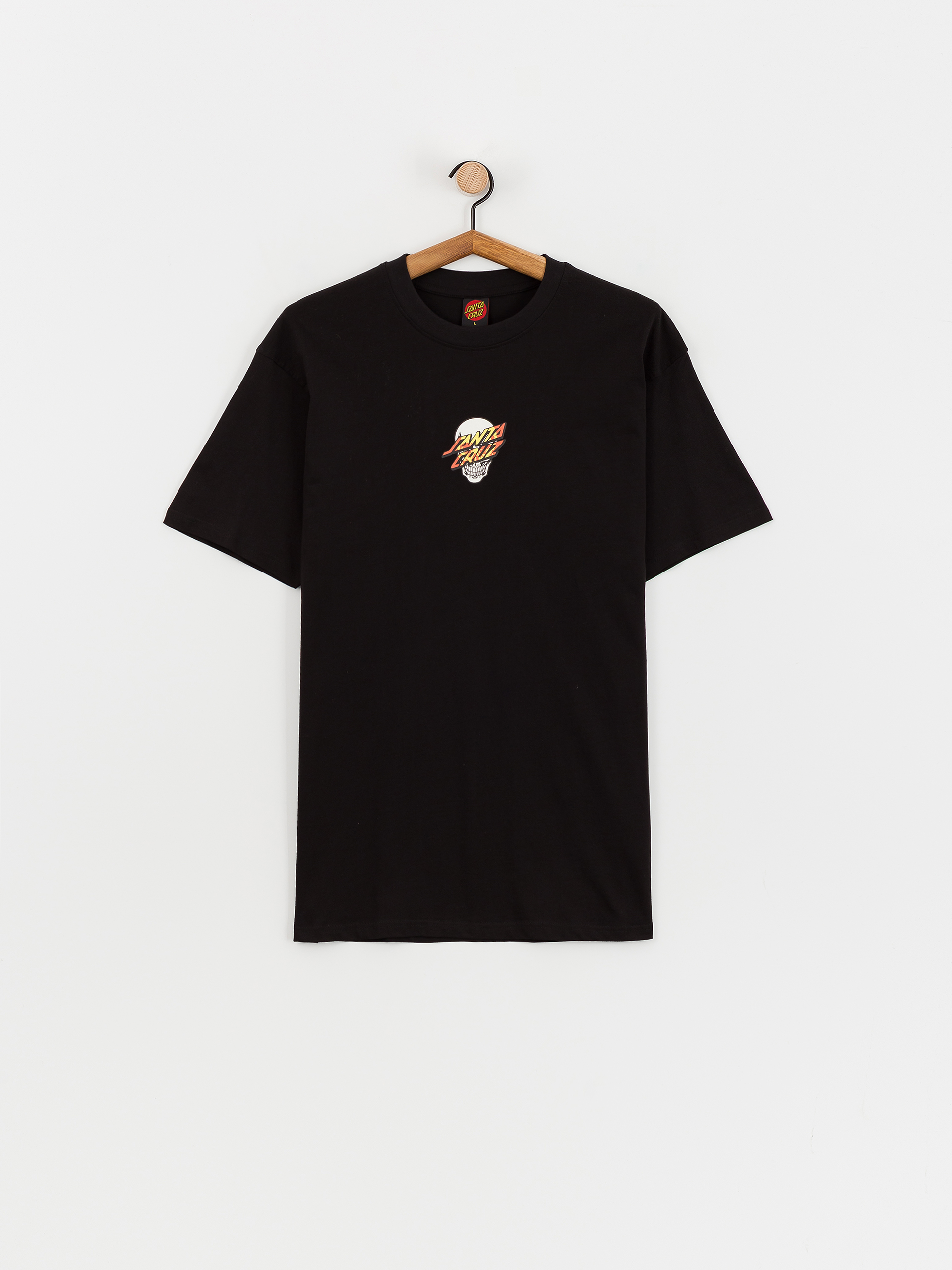 T-shirt Santa Cruz Dressen Skull Dot Front (black)