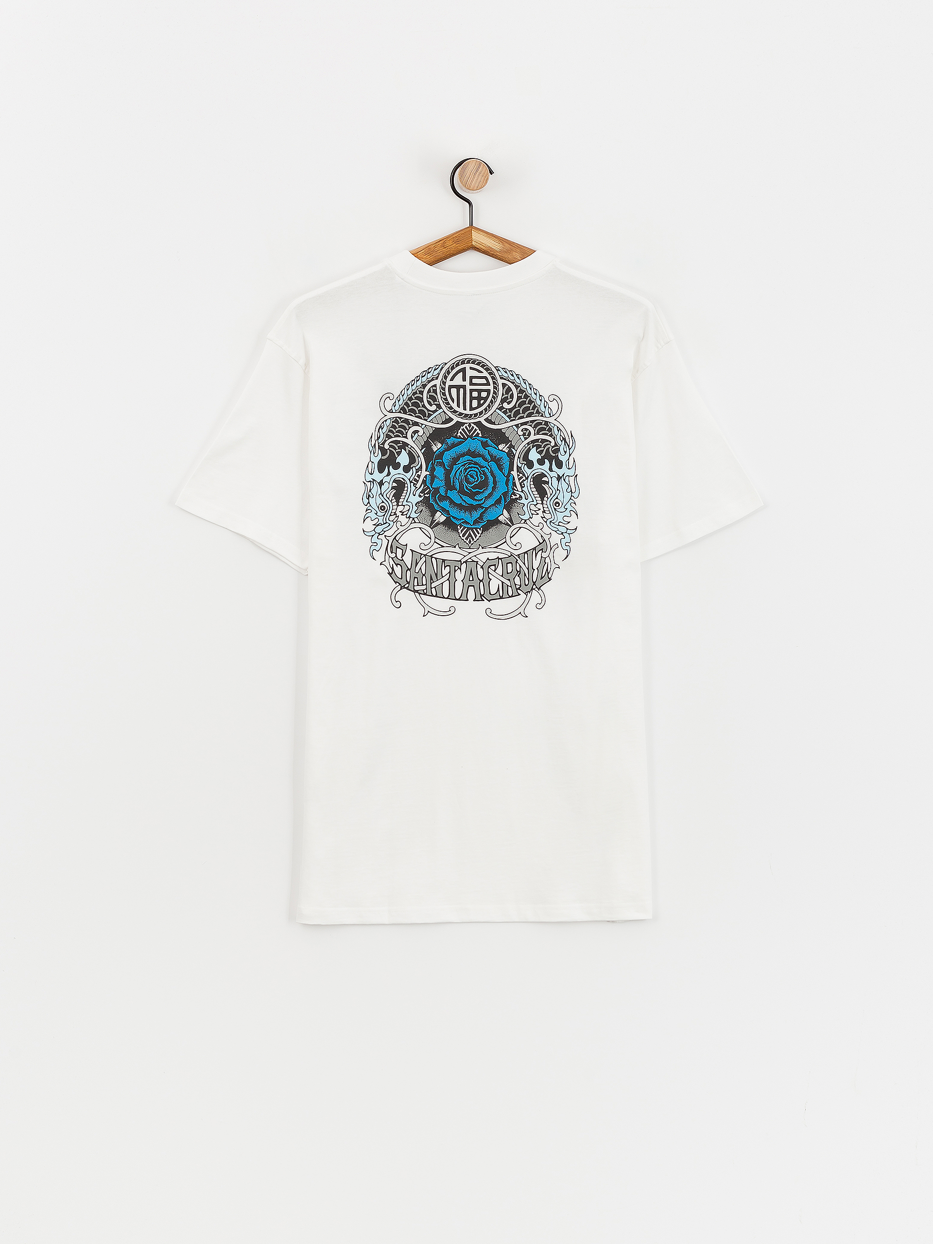 T-shirt Santa Cruz Dressen Rose Crew One (white)
