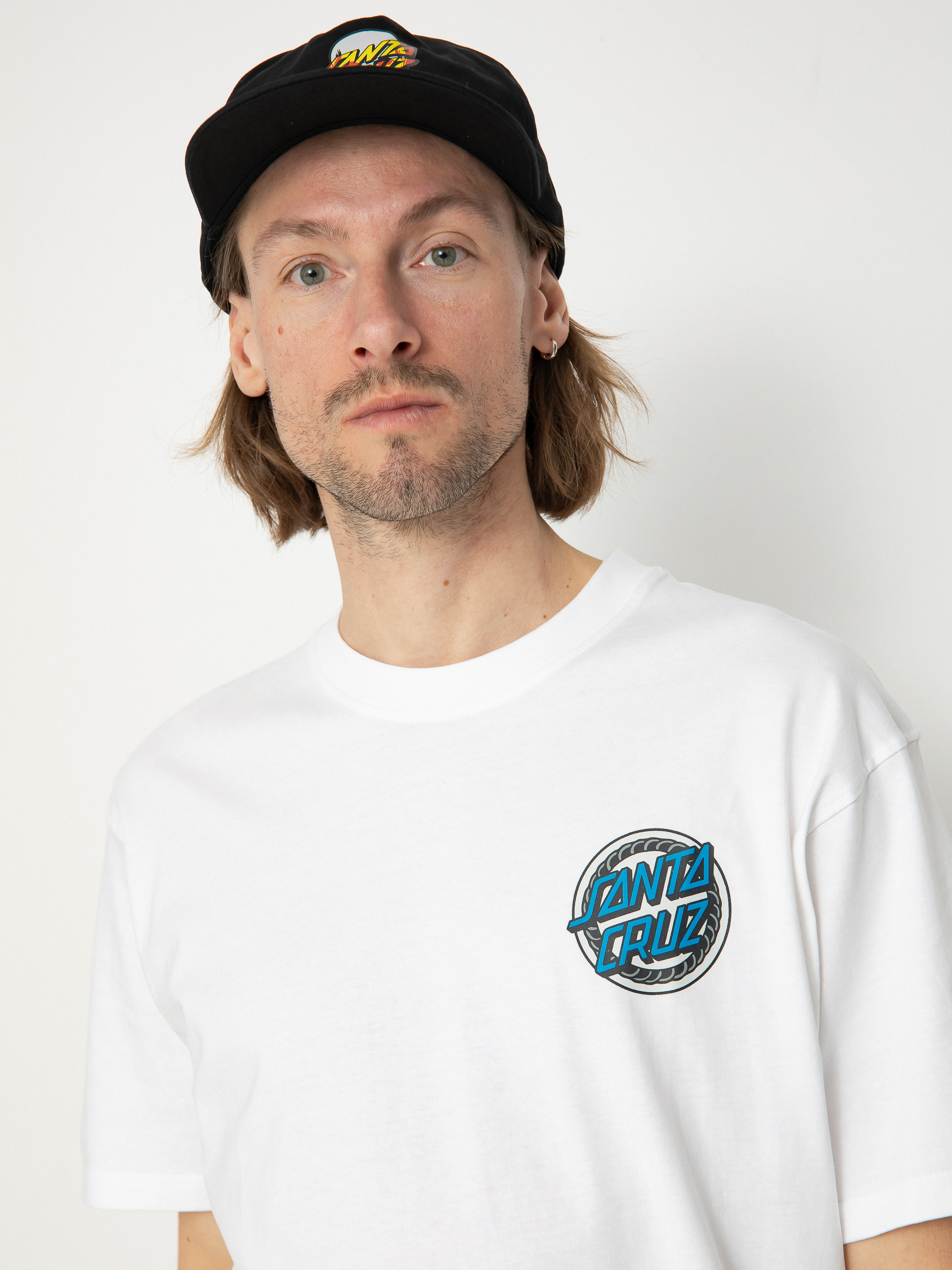 T-shirt Santa Cruz Dressen Rose Crew One (white)