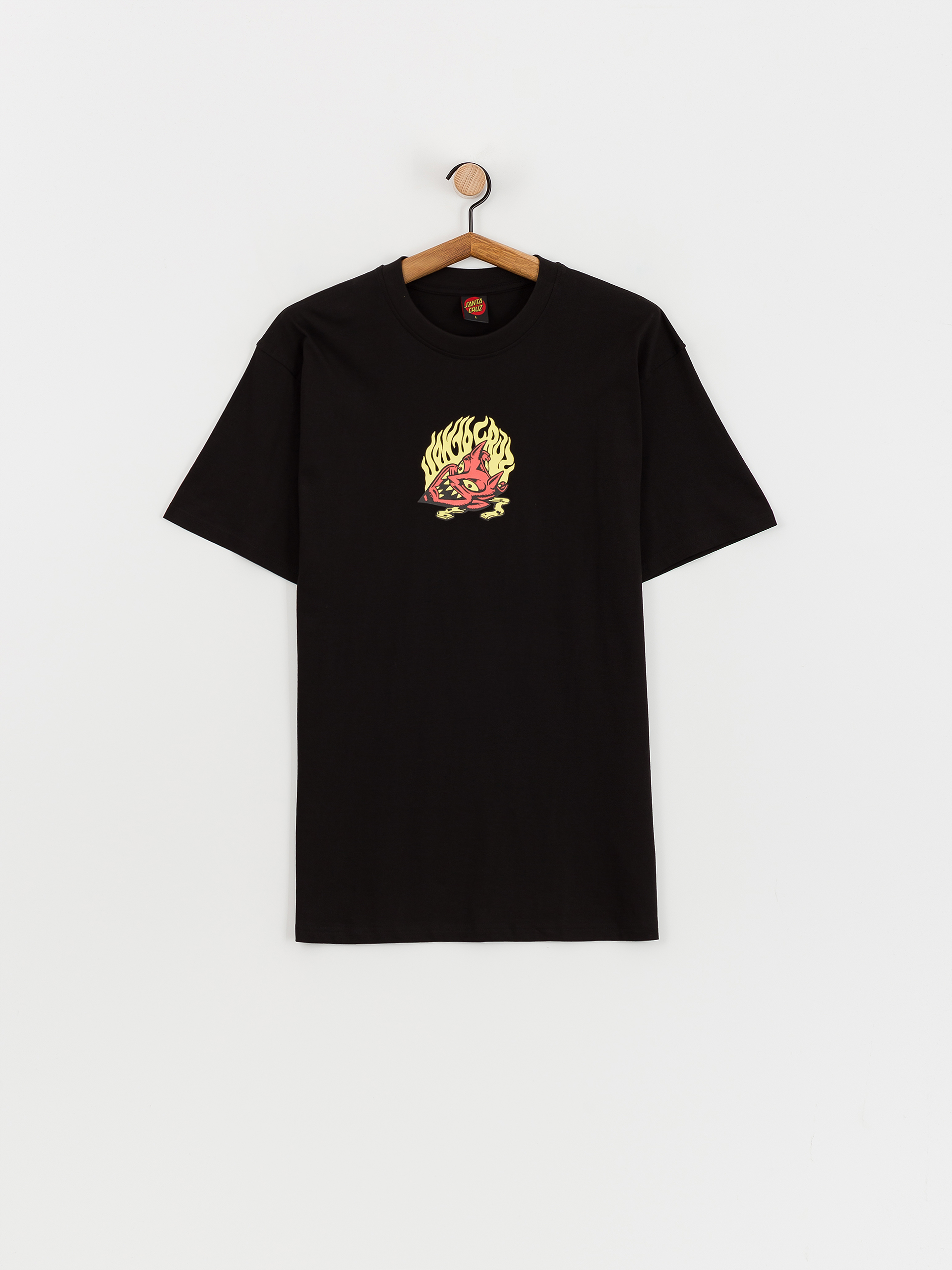 T-shirt Santa Cruz Delfino Devil Mask Front (black)