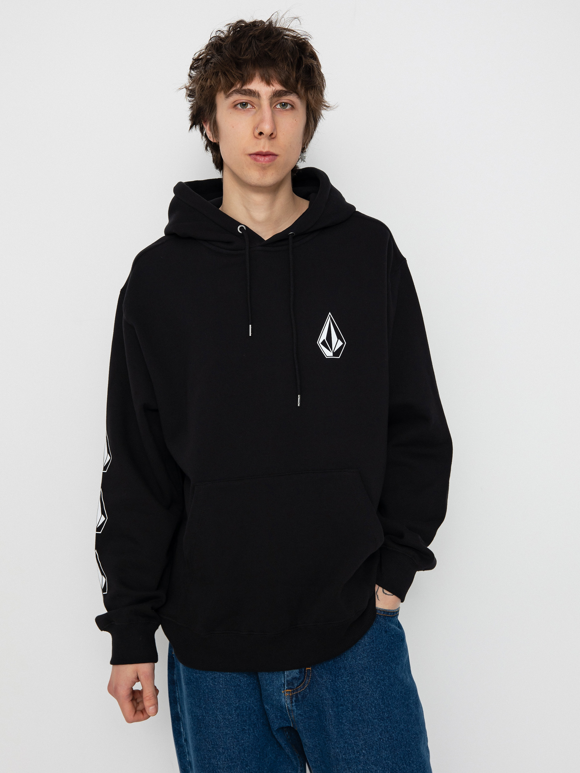 Bluza z kapturem Volcom Iconic Stone HD (black)