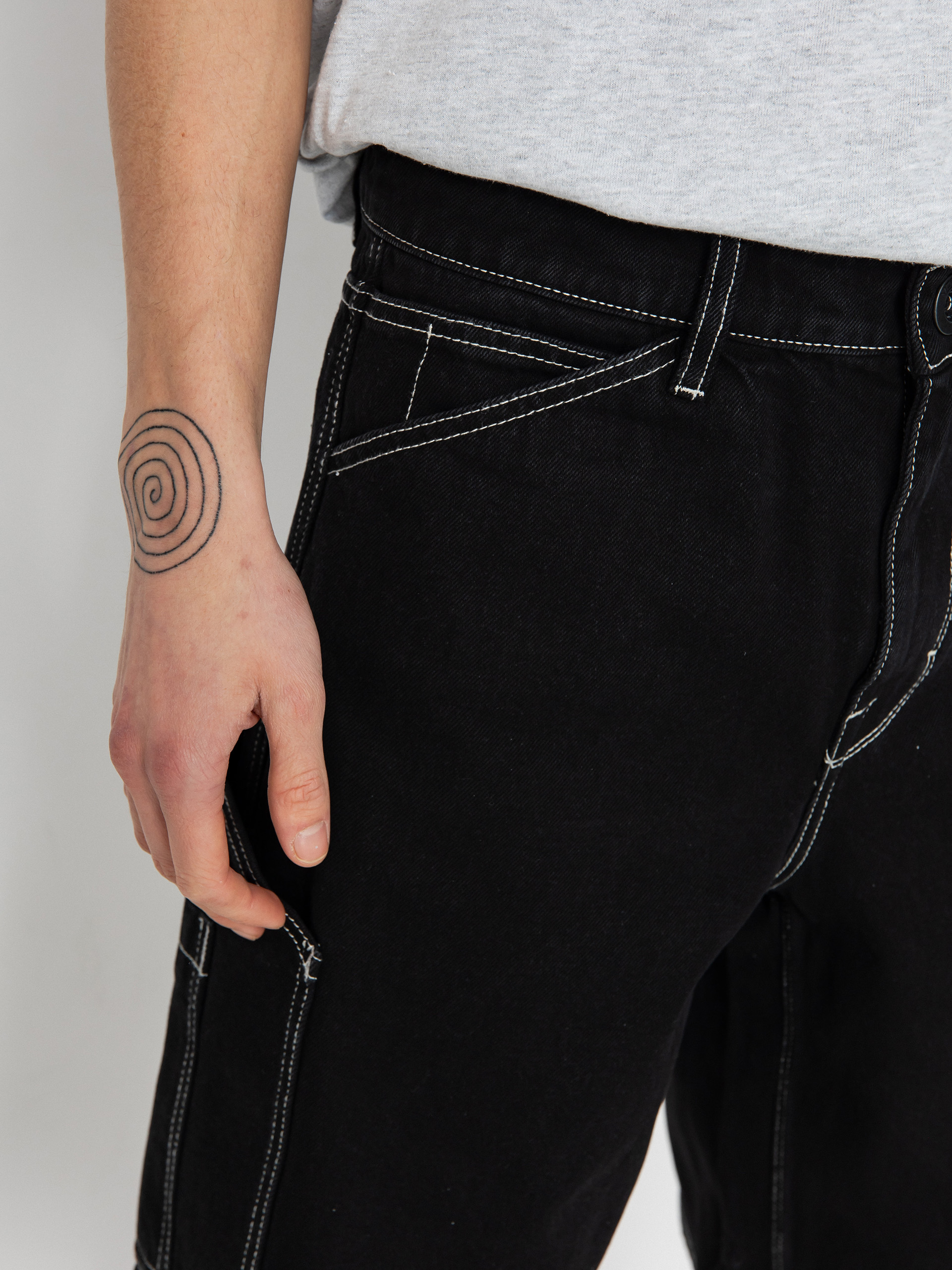 Szorty Volcom Labored Denim Utility (black)