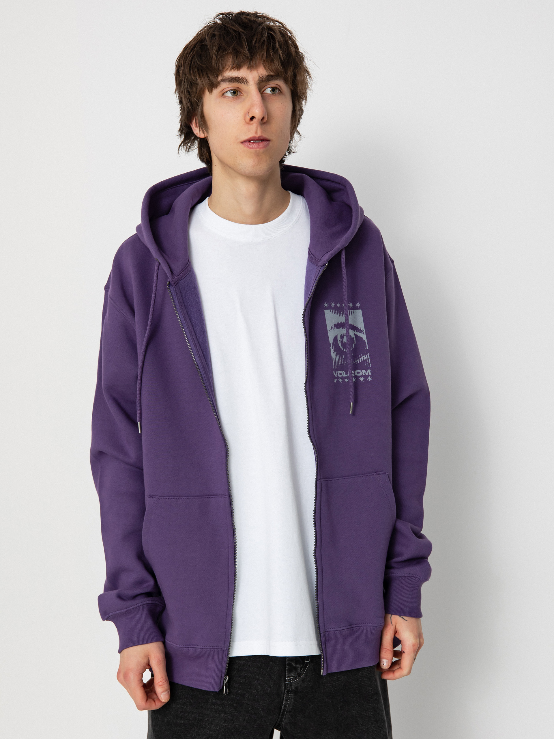 Bluza z kapturem Volcom Watanite ZHD (deep purple)