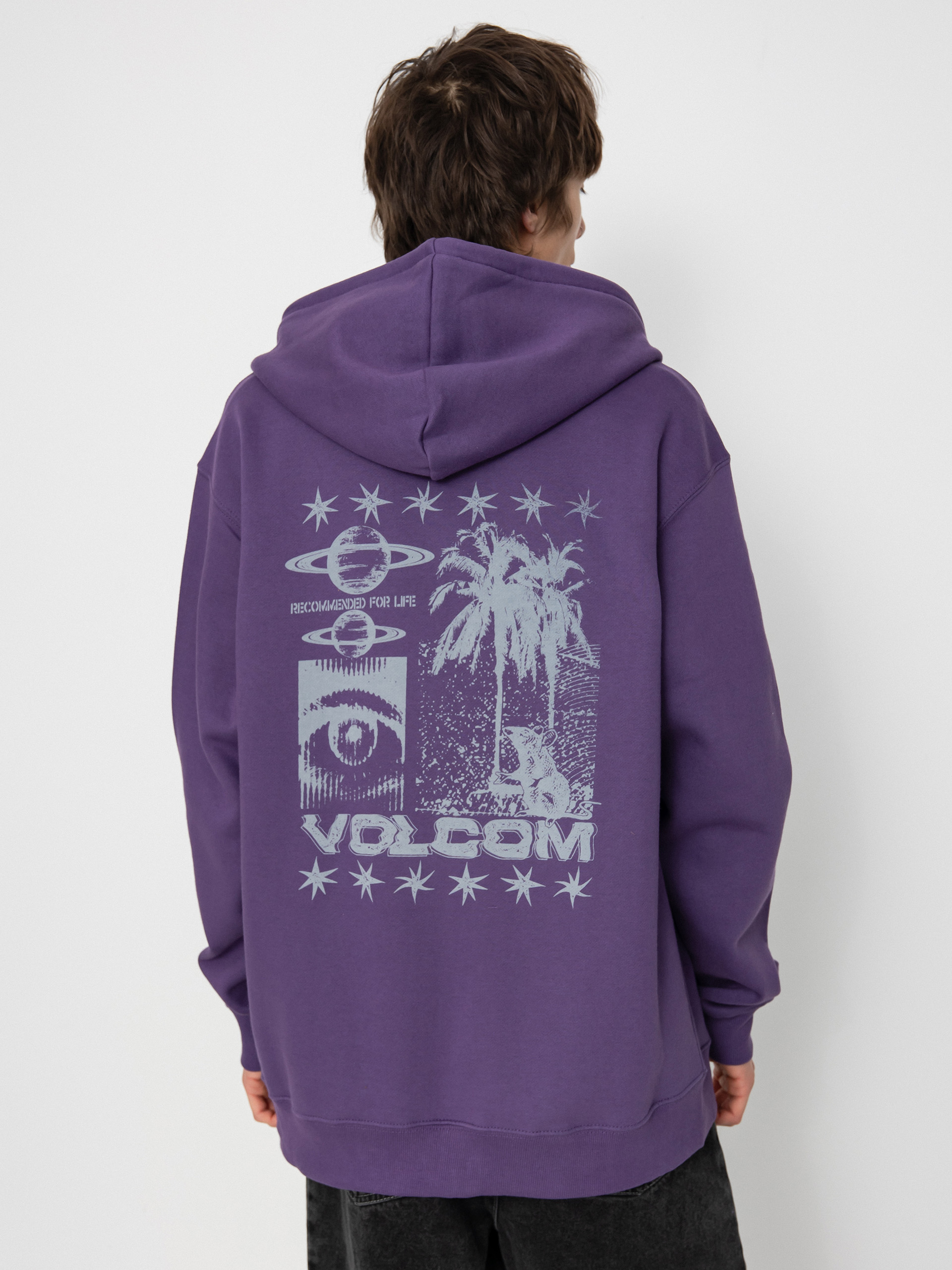 Bluza z kapturem Volcom Watanite ZHD (deep purple)