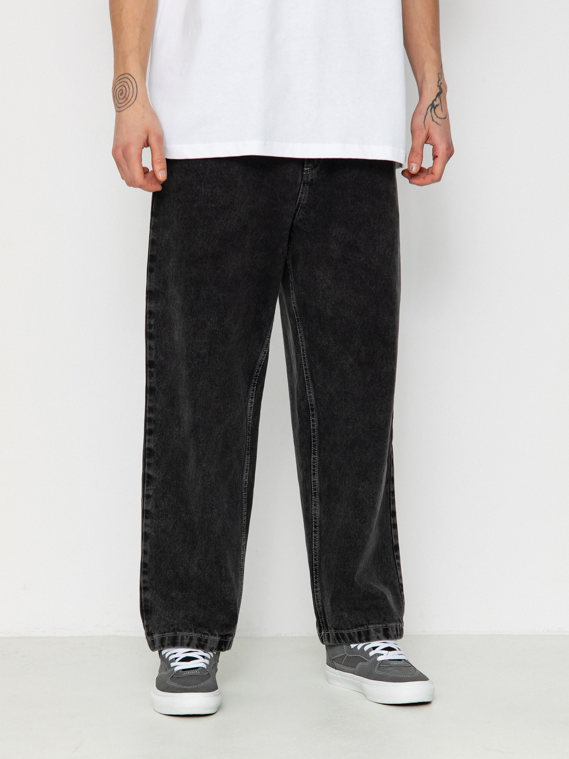 Spodnie Polar Skate 93! Denim - czarny (silver black)