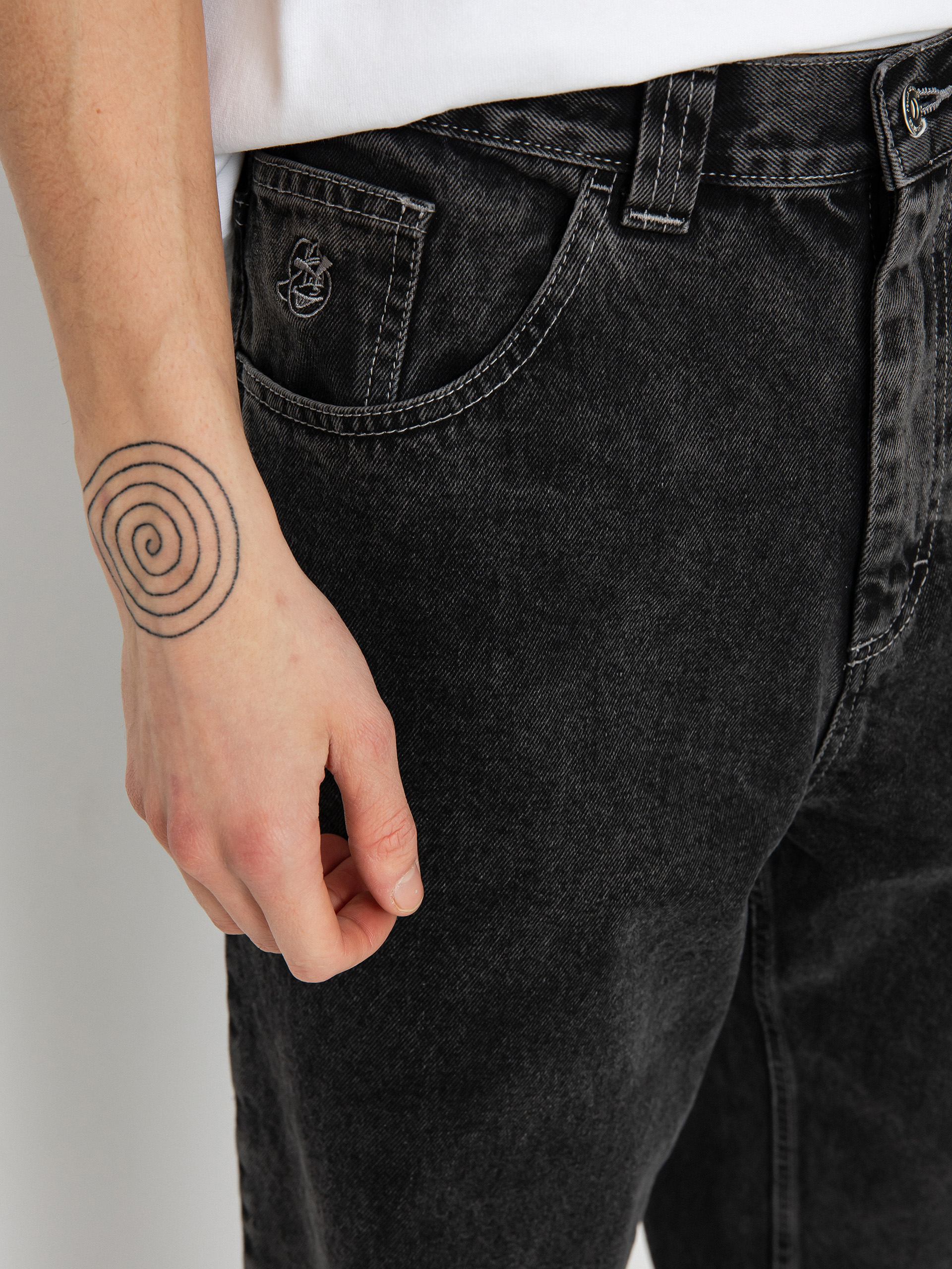 Spodnie Polar Skate 93! Denim (silver black)