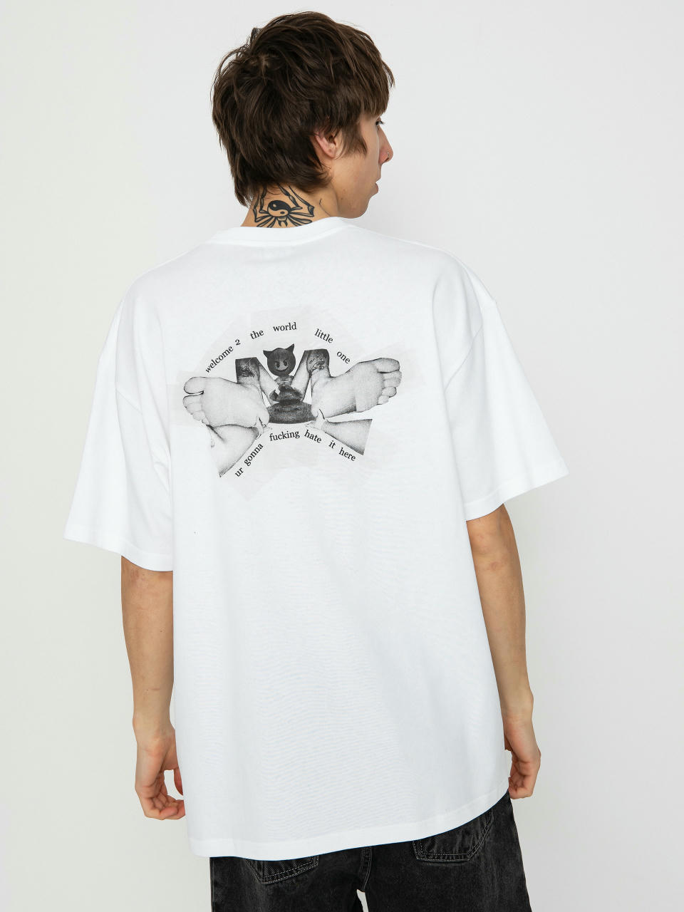 T-shirt Polar Skate Welcome 2 The World (white)