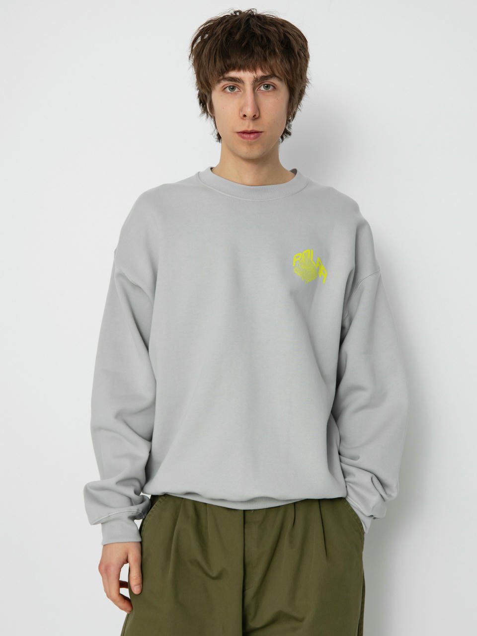 Bluza Polar Skate Dave Crewneck Graph (silver)