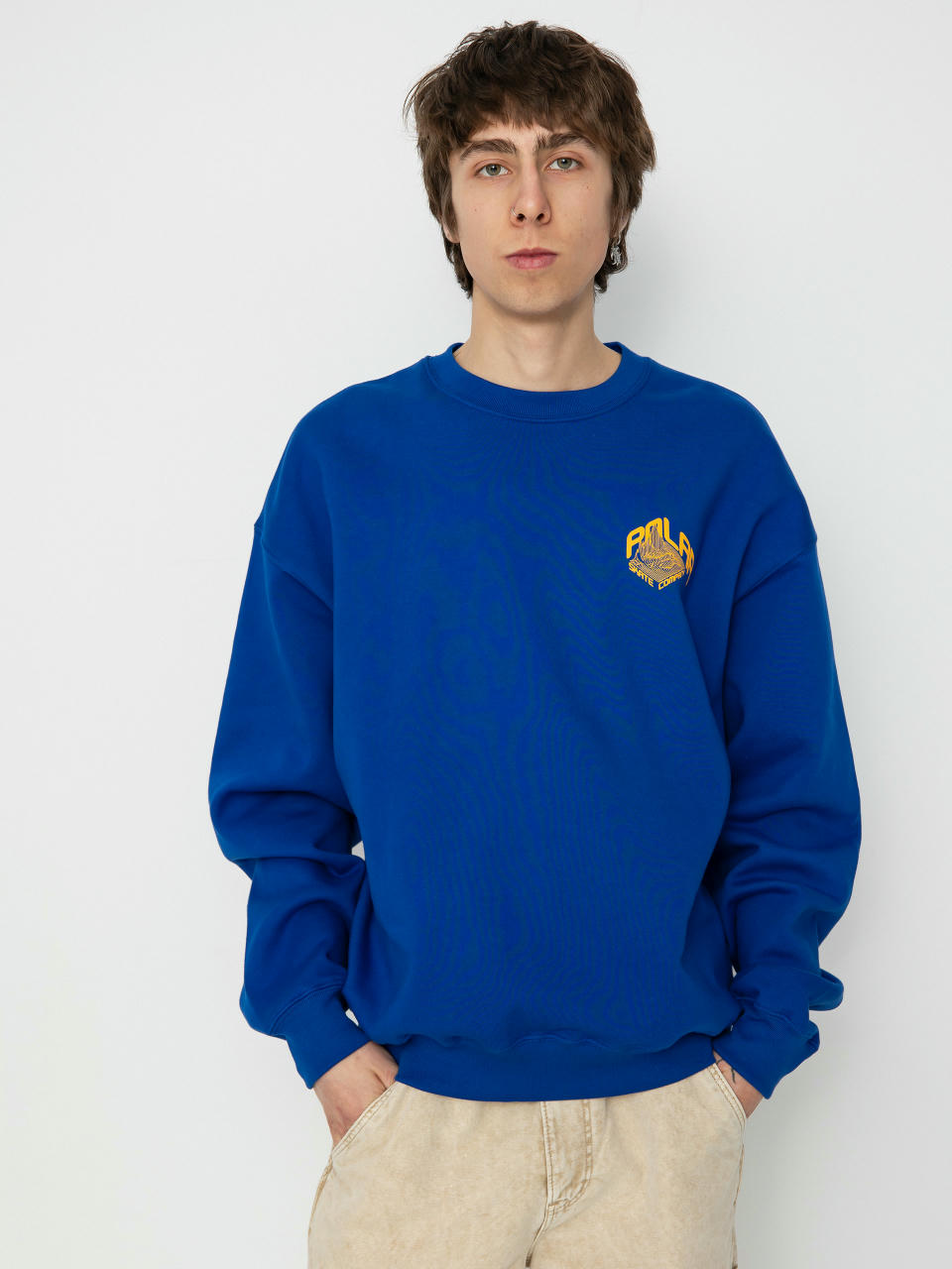 Bluza Polar Skate Dave Crewneck Graph (egyptian blue)