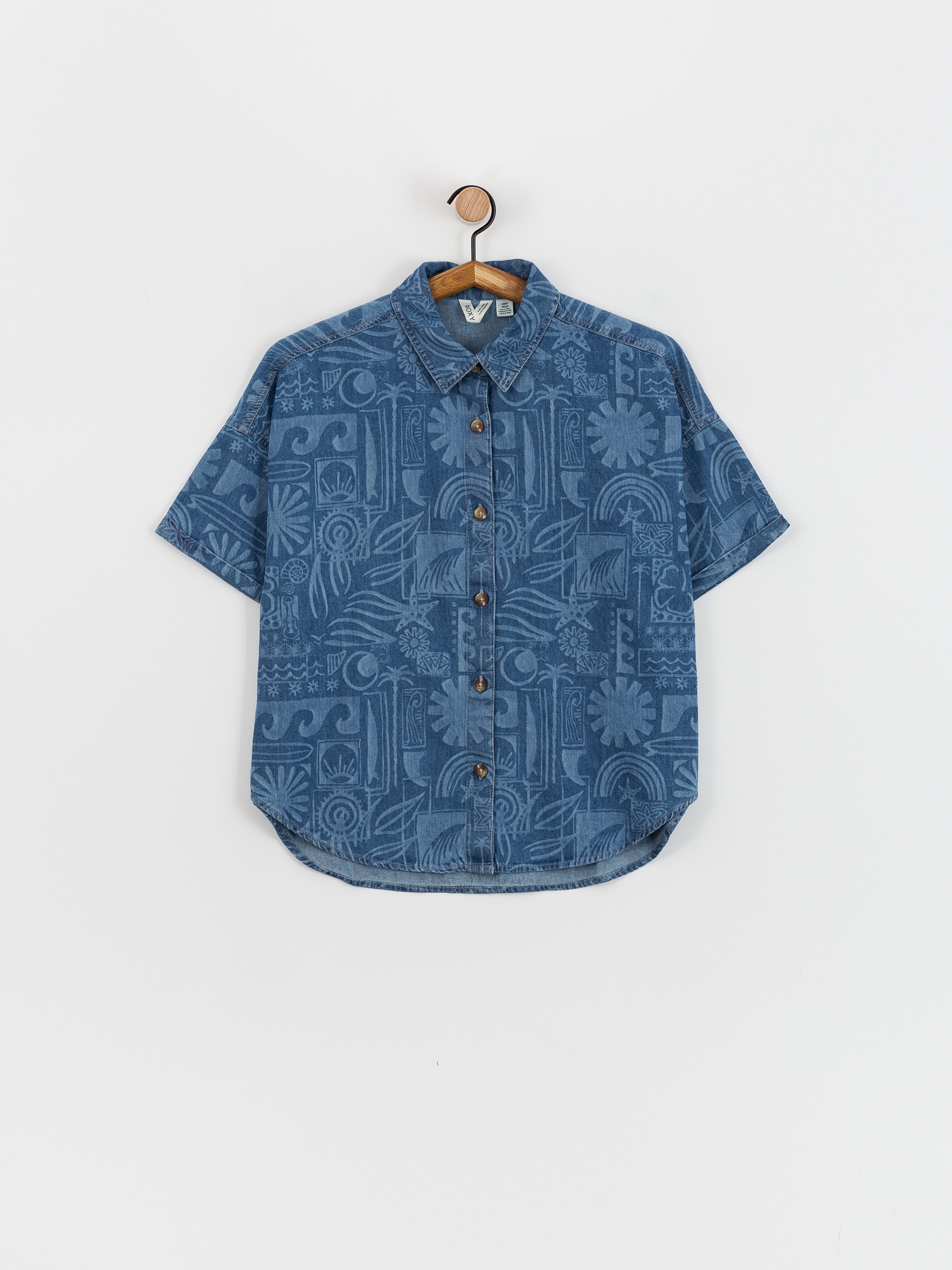 Koszula Roxy Beach Nostalgia Denim Wmn (medium blue)