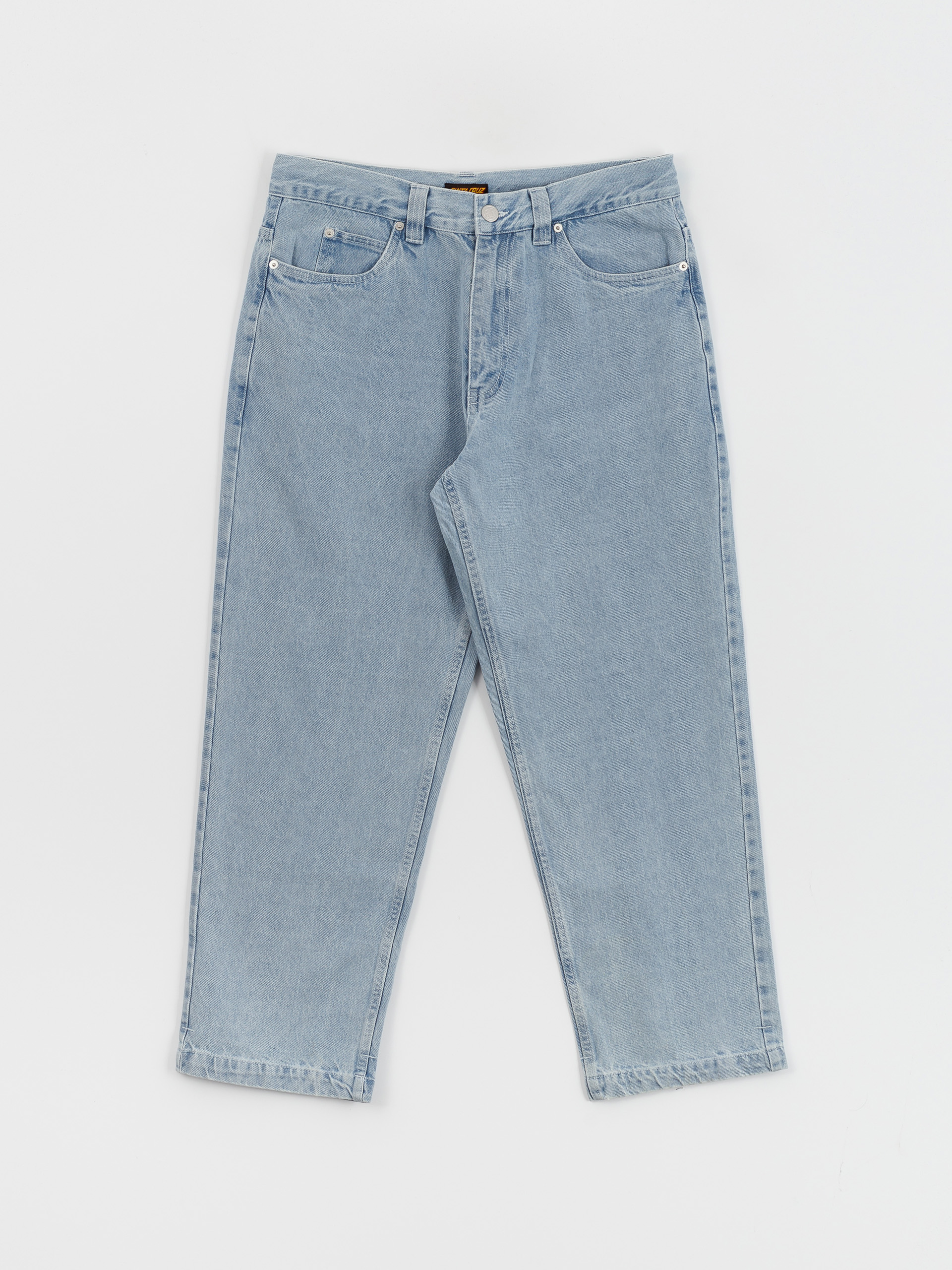 ゆっこ Spodnie Santa Cruz Classic Label Jean - niebieski (stone wash)