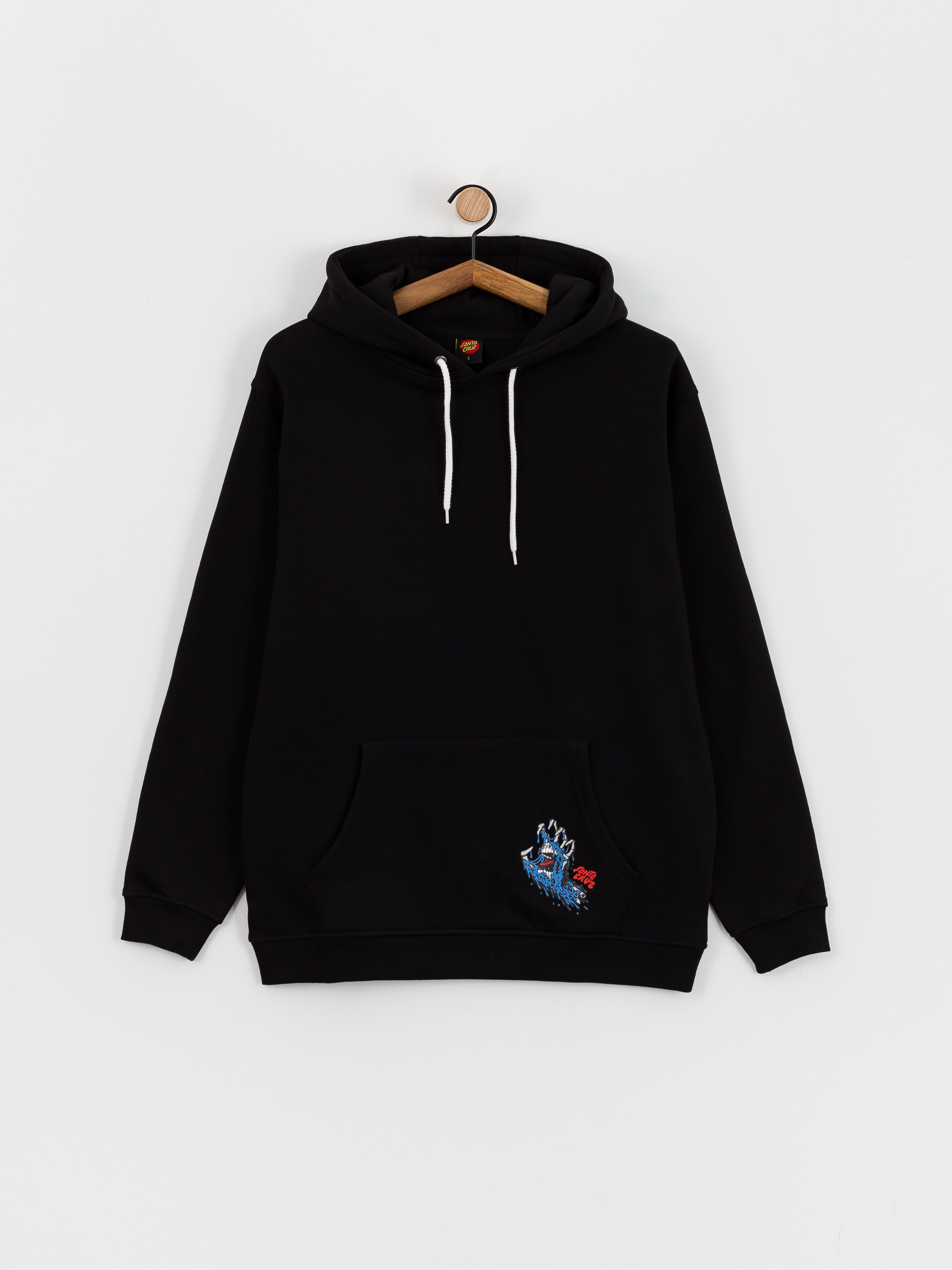 Bluza z kapturem Santa Cruz Melting Hand HD (black)