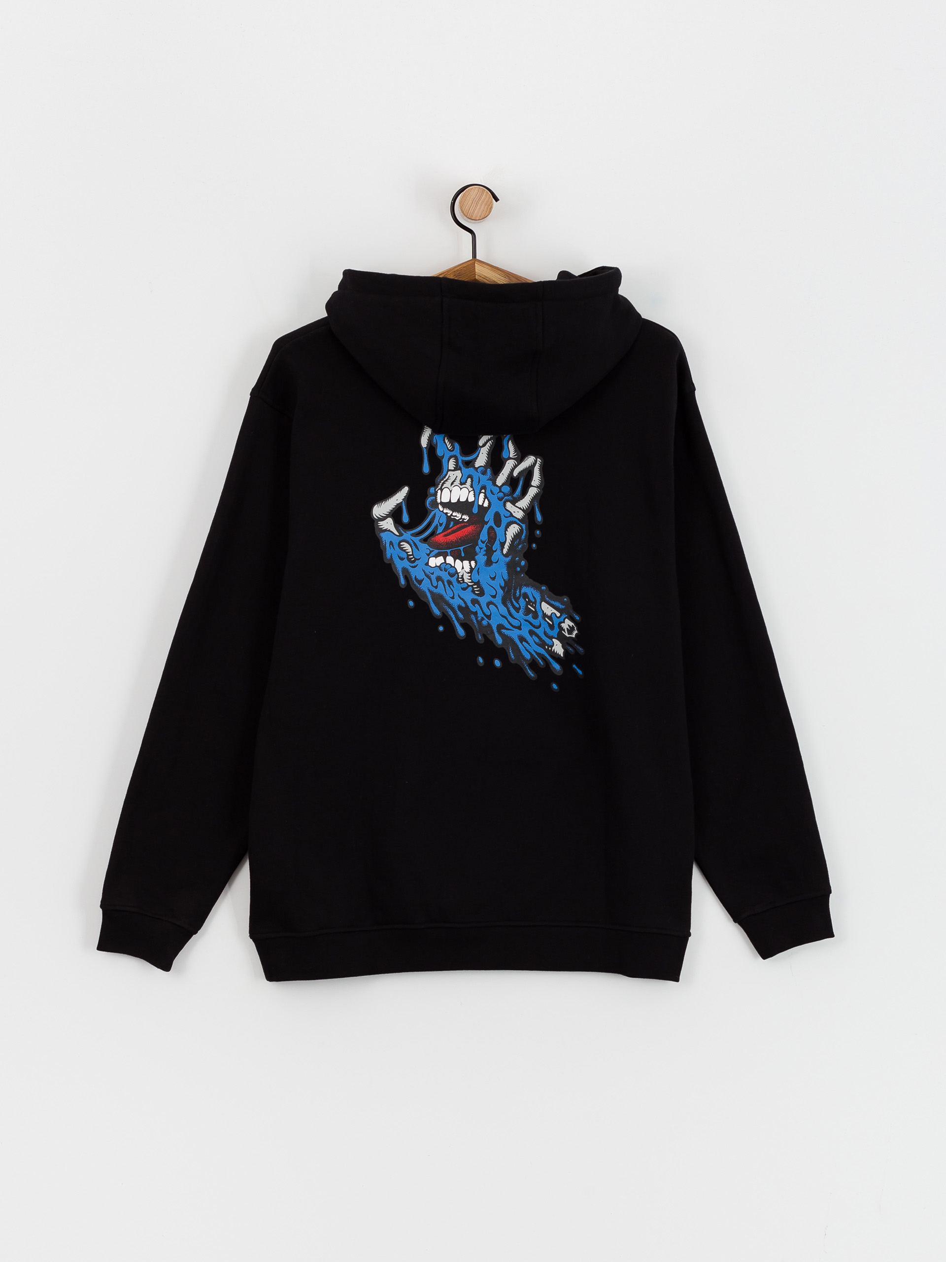 Bluza z kapturem Santa Cruz Melting Hand HD (black)