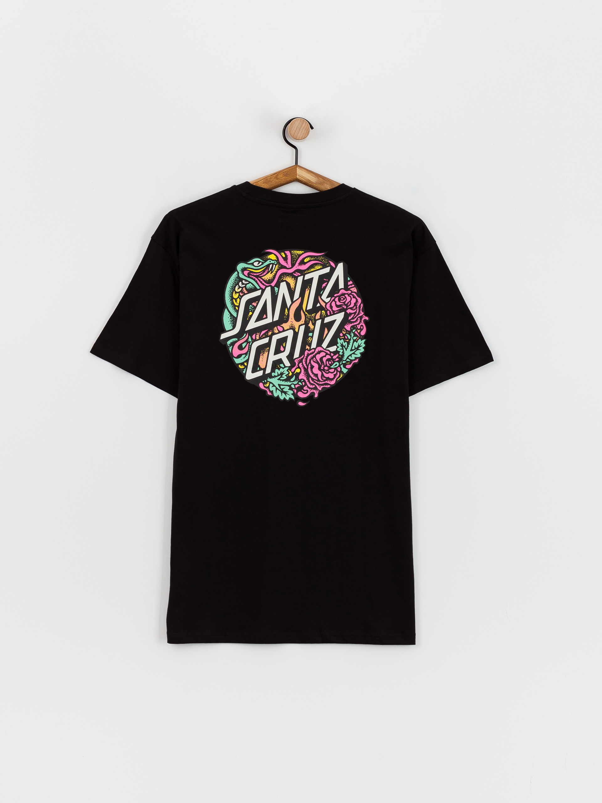 T-shirt Santa Cruz Dressen Rose Crew Two (black)