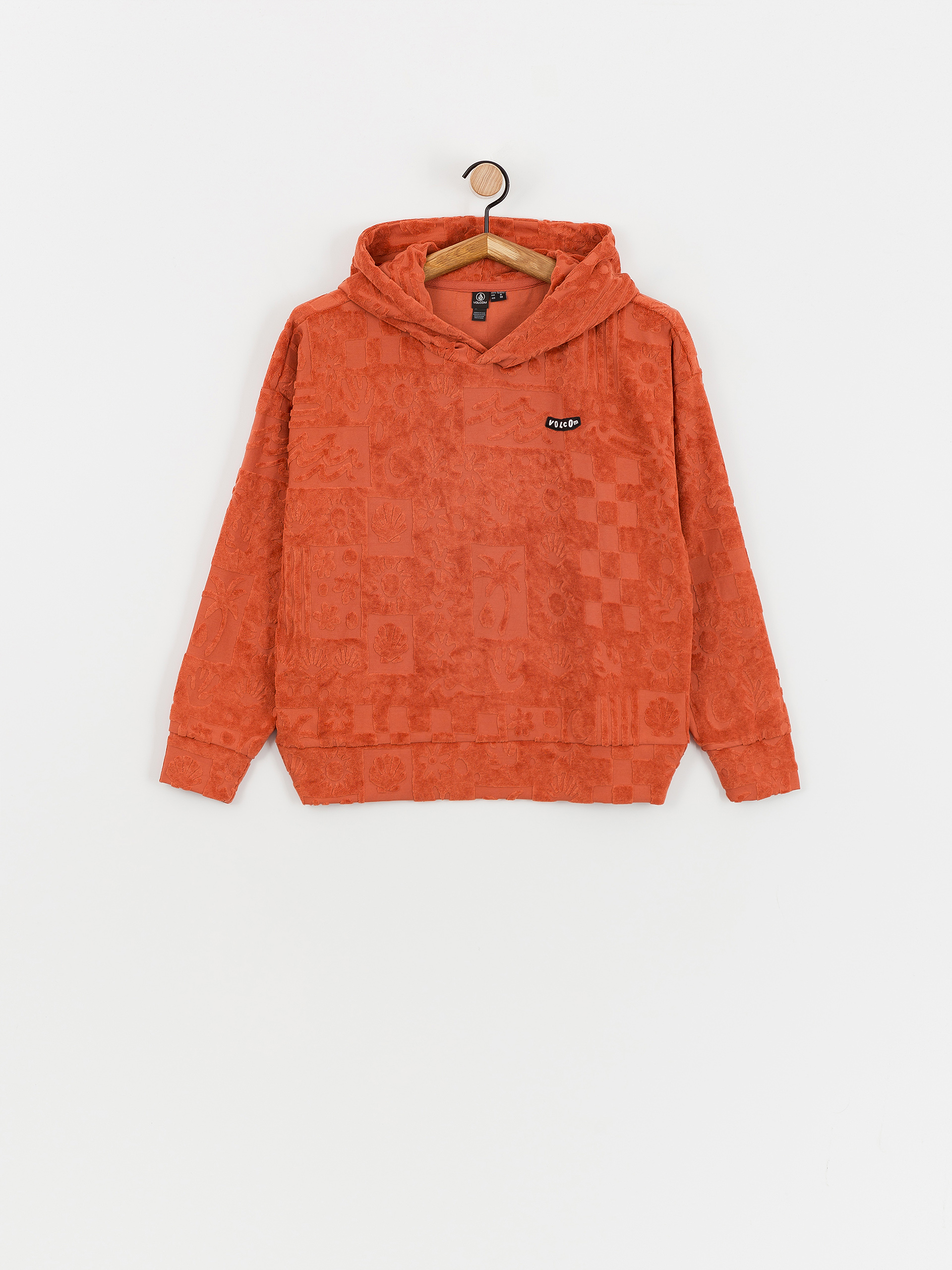 Bluza z kapturem Volcom Sunny Wild Terry Cloth HD Wmn (rosewood)