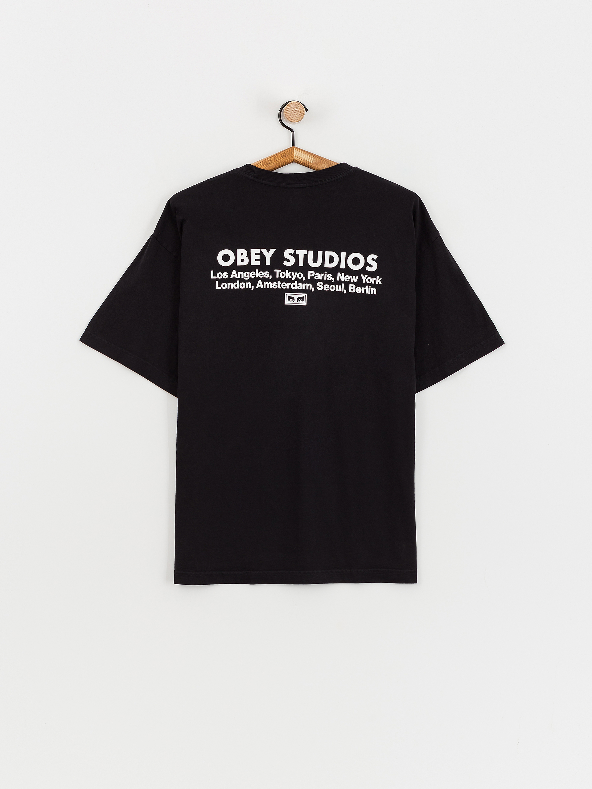T-shirt OBEY Studios Eye (jet black)
