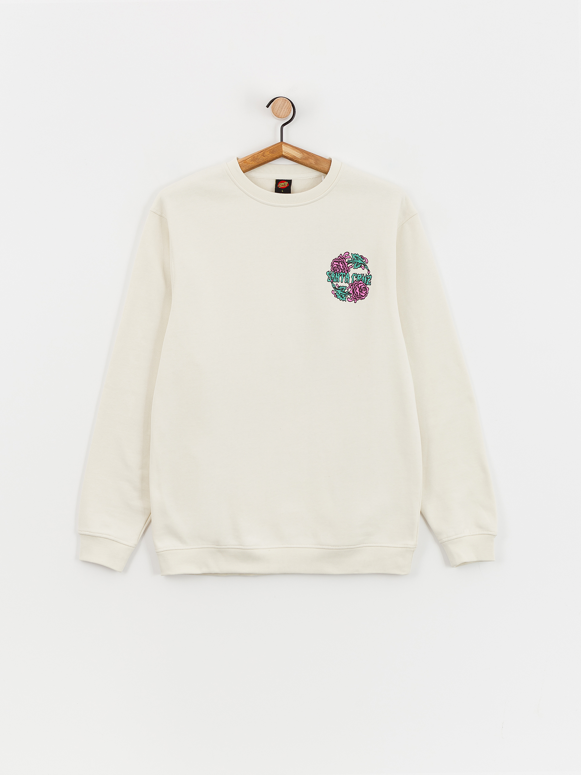 Bluza Santa Cruz Dressen Rose Two Crew (light grey)