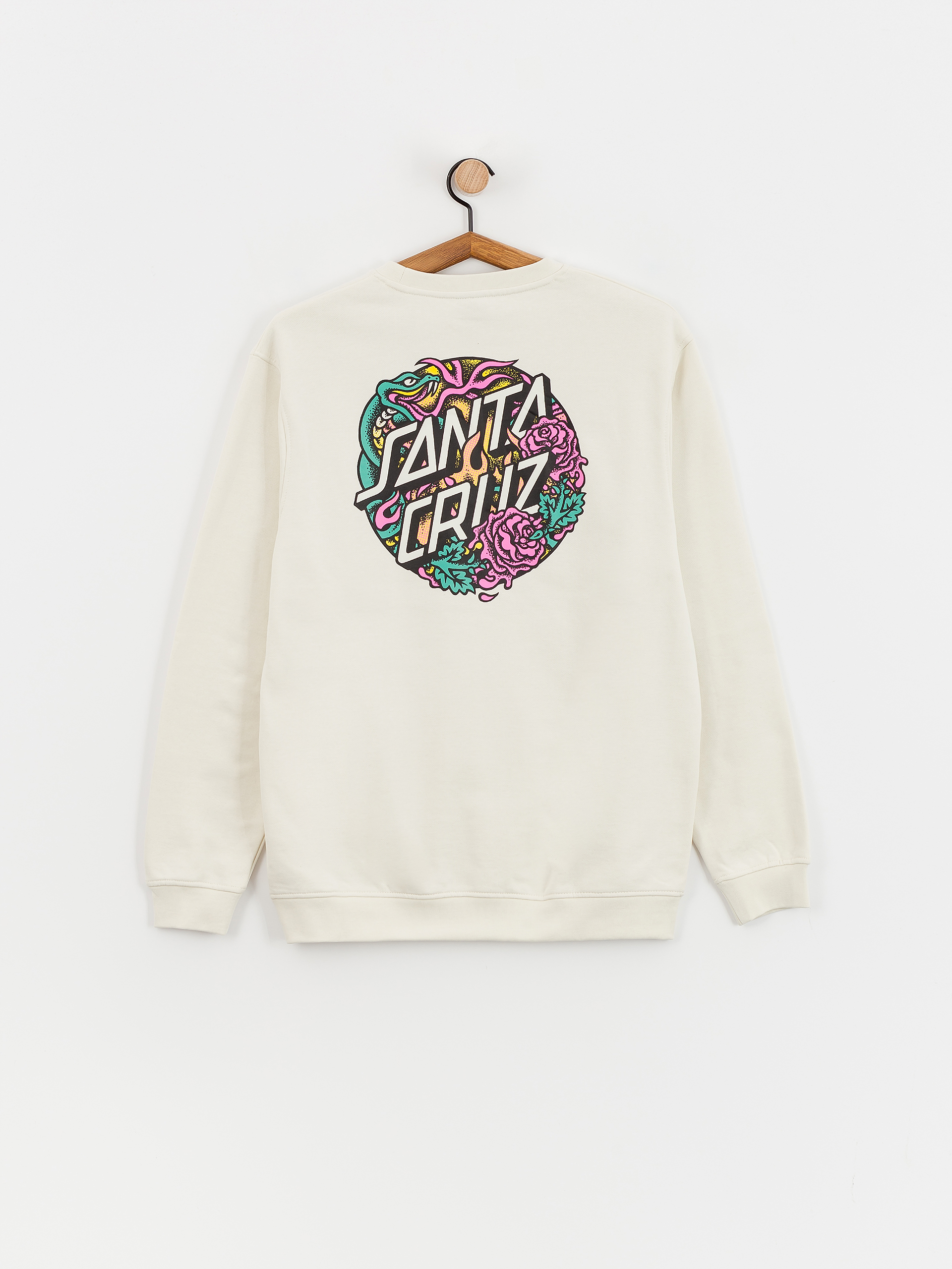 Bluza Santa Cruz Dressen Rose Two Crew (light grey)