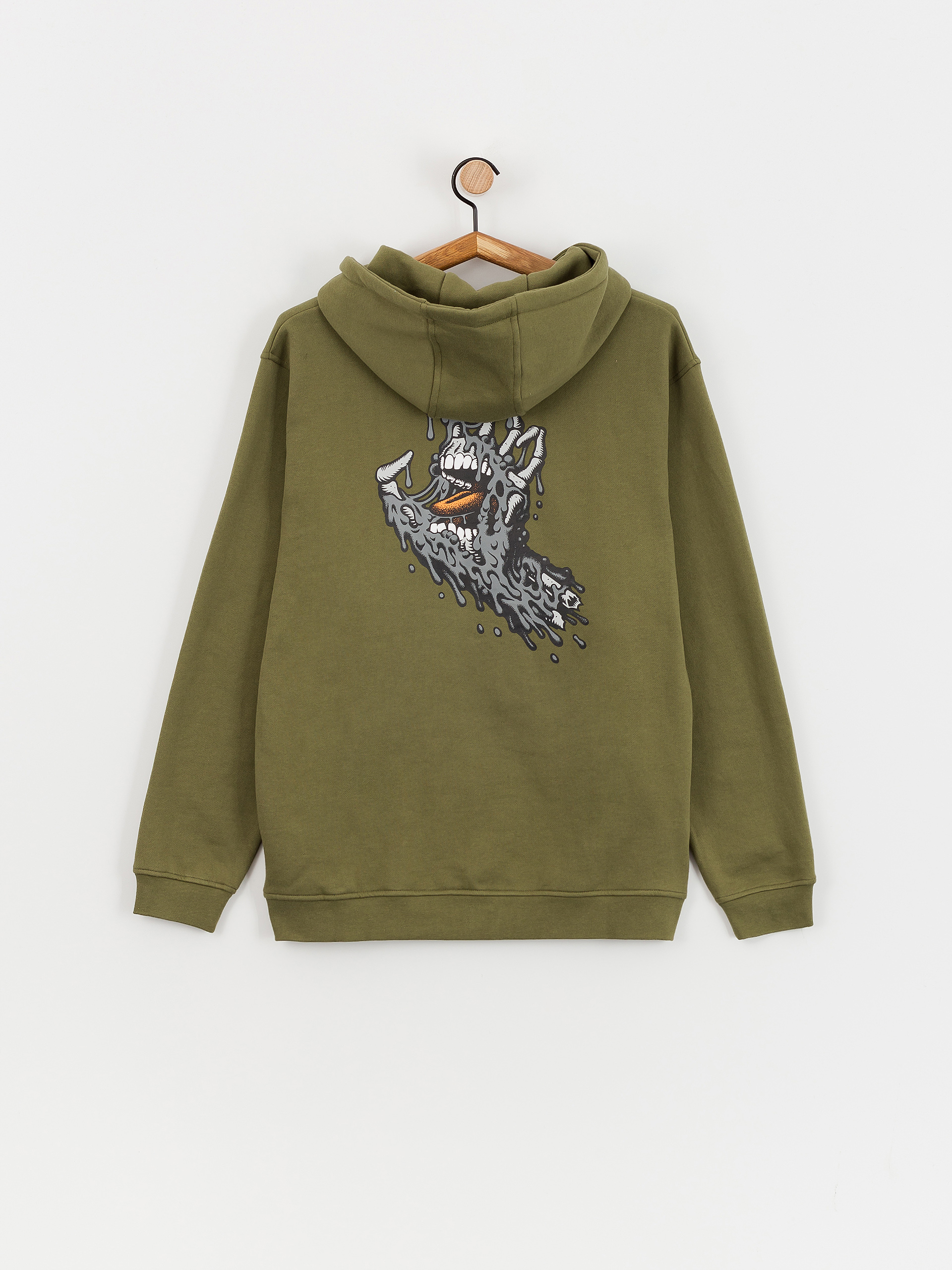 Bluza z kapturem Santa Cruz Melting Hand HD (sea kelp)