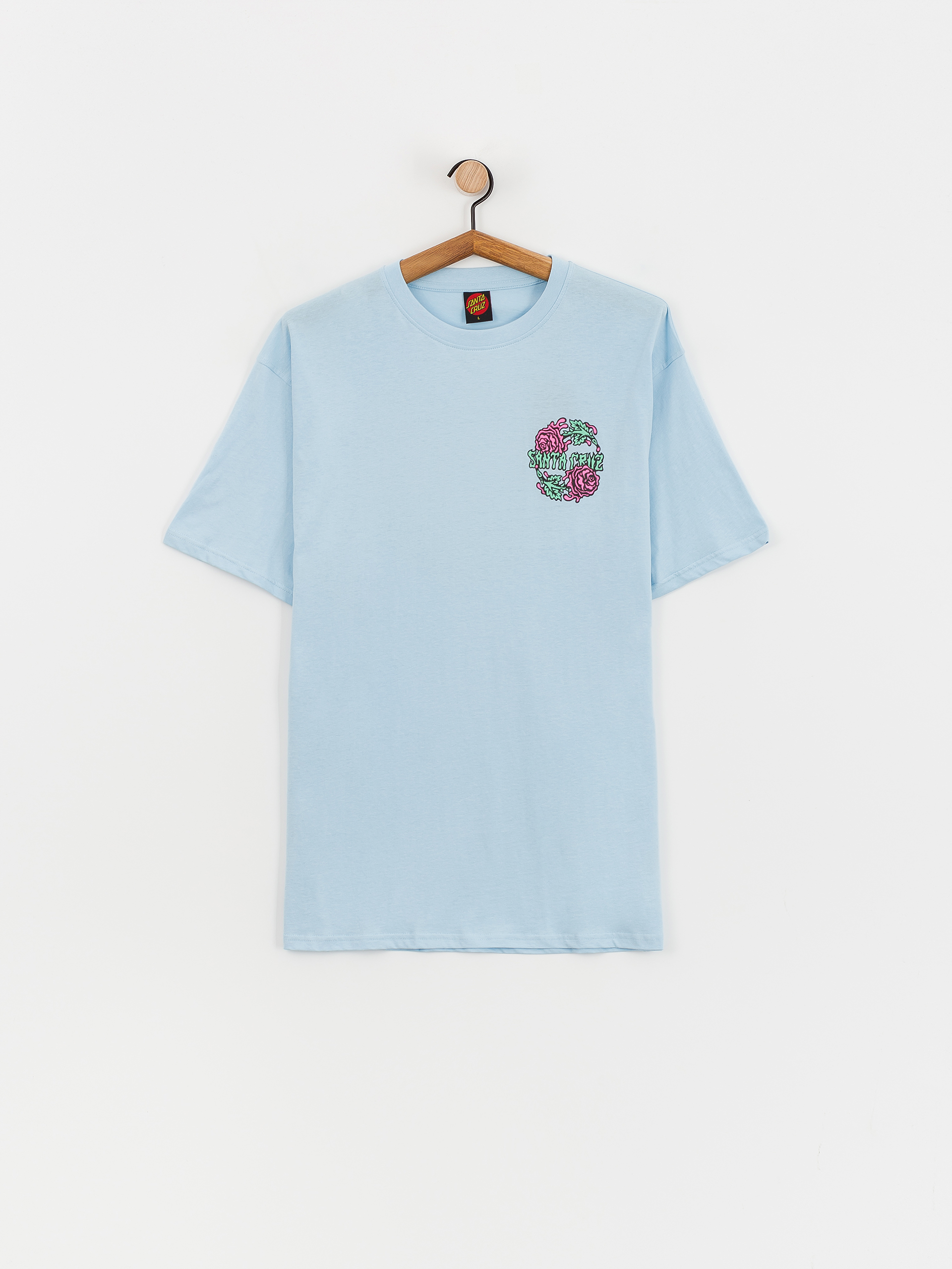 T-shirt Santa Cruz Dressen Rose Crew Two (sky blue)