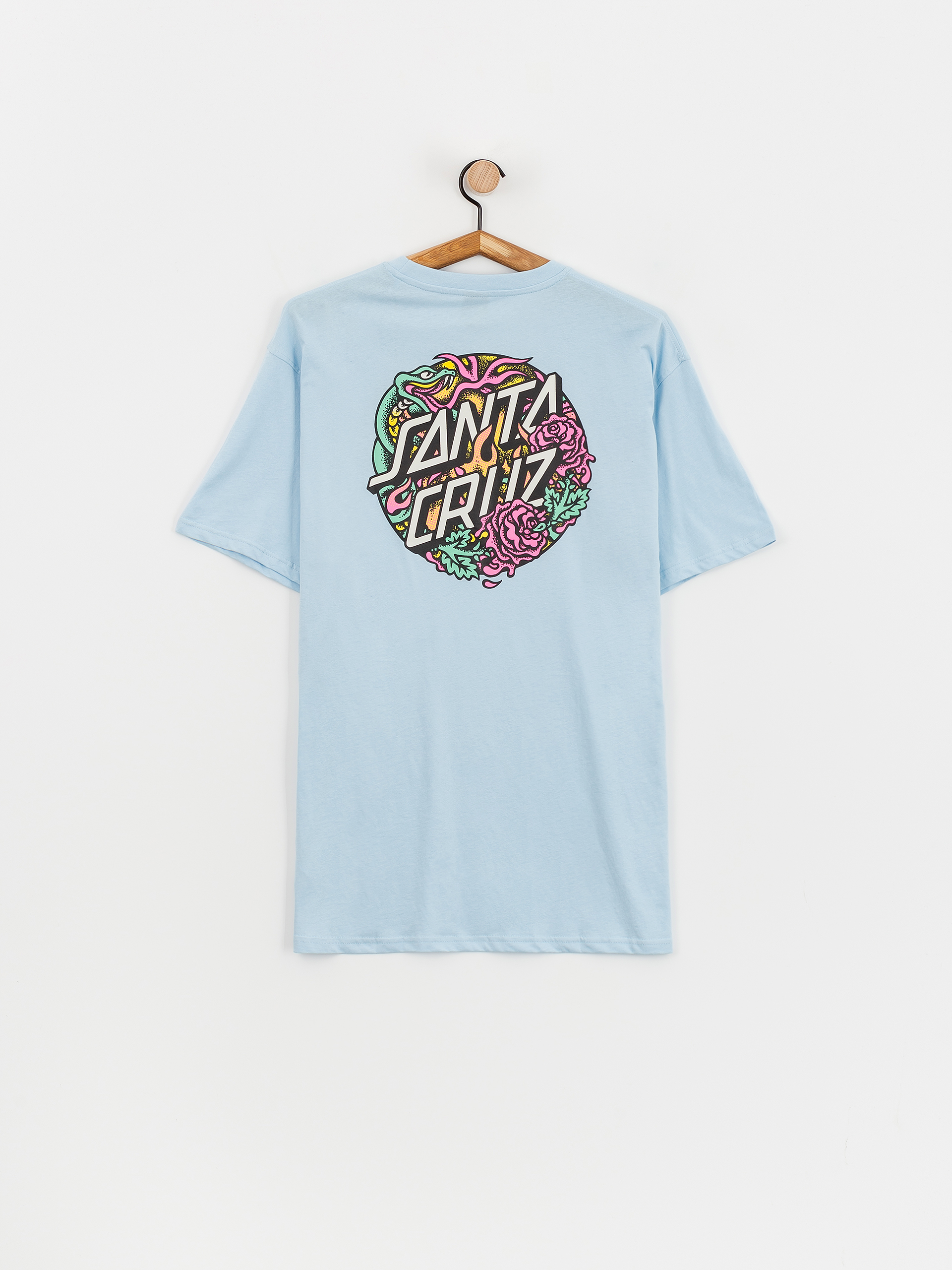 T-shirt Santa Cruz Dressen Rose Crew Two (sky blue)