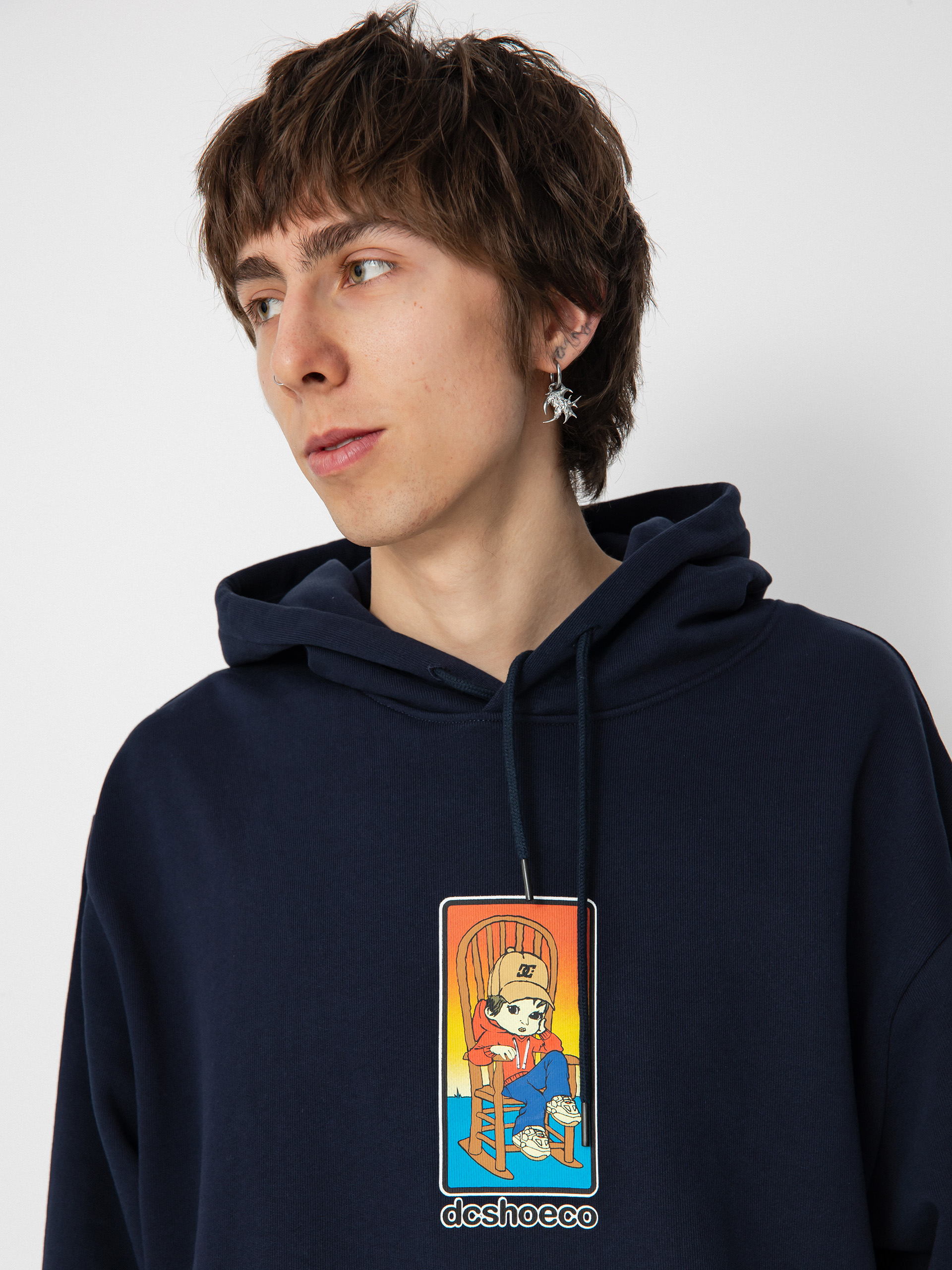 Bluza z kapturem DC Johns House HD (navy blazer)