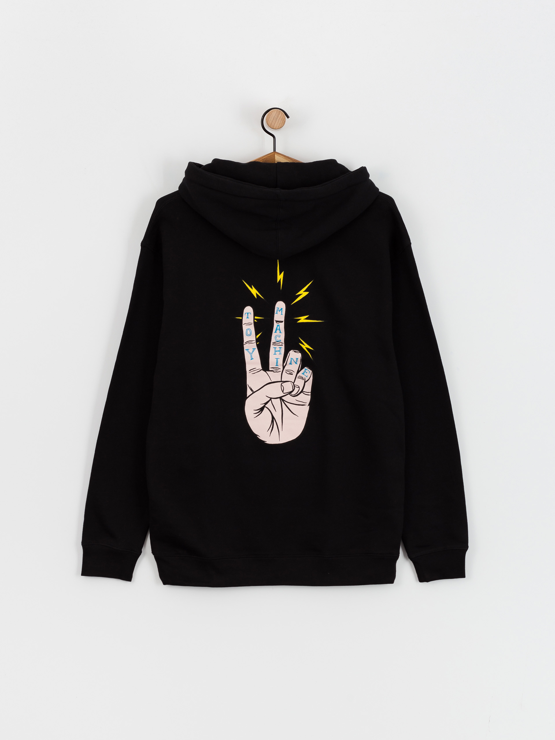 Bluza z kapturem Toy Machine Peace HD (black)