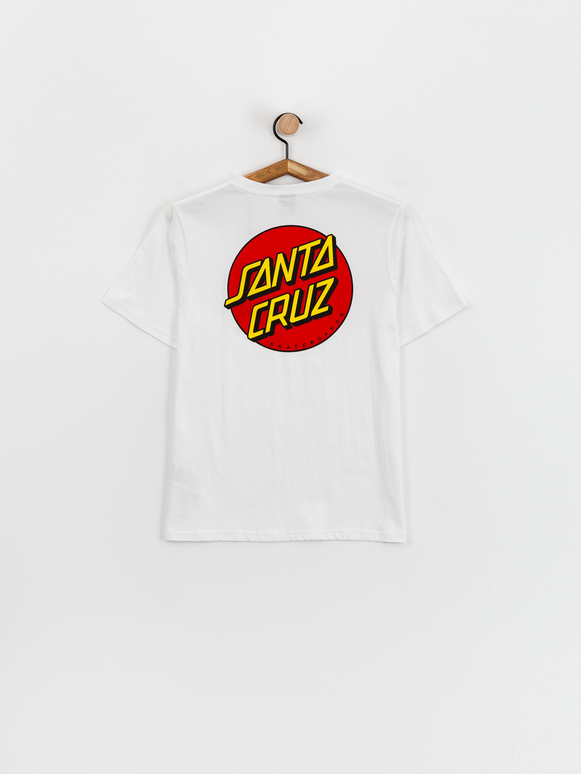 T-shirt Santa Cruz Classic Dot Chest Wmn (white)