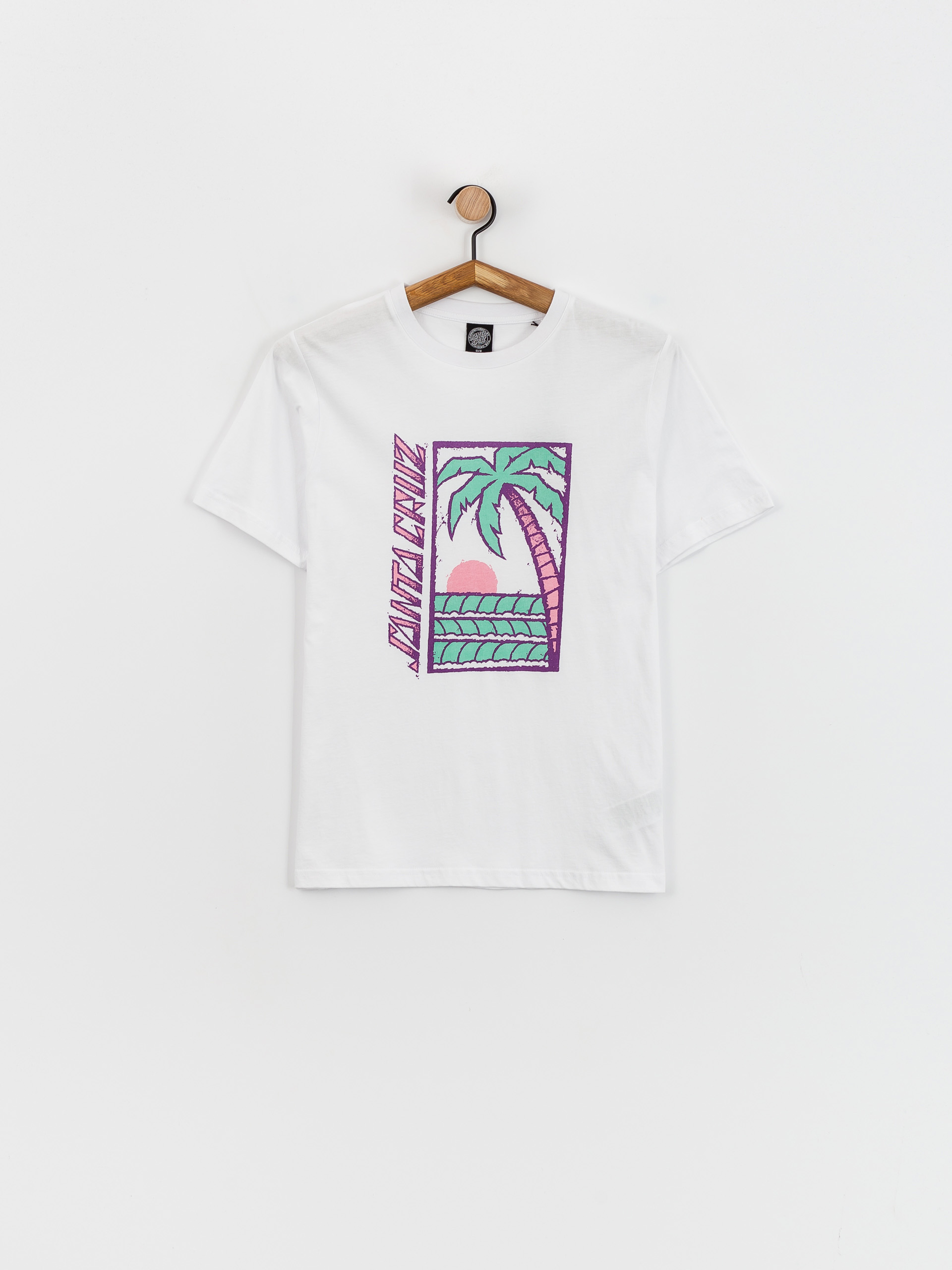 T-shirt Santa Cruz Palm Strip Wmn (white)