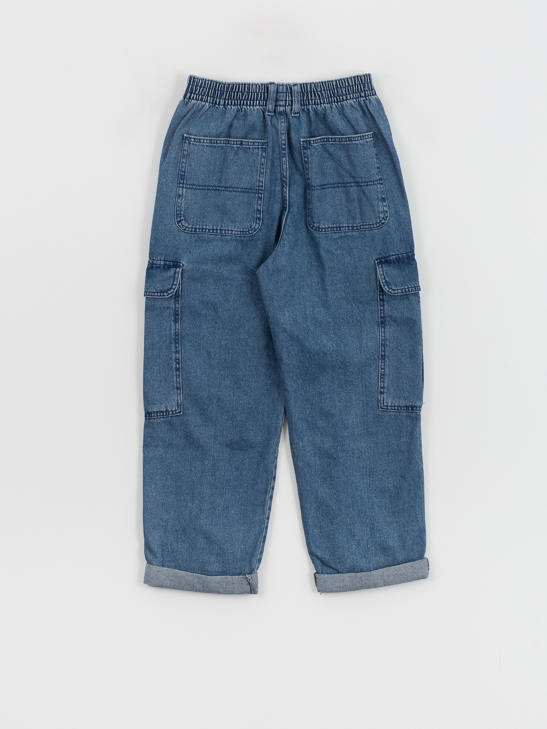 Spodnie Vans Sidewalk Denim Cargo Wmn (stone wash)