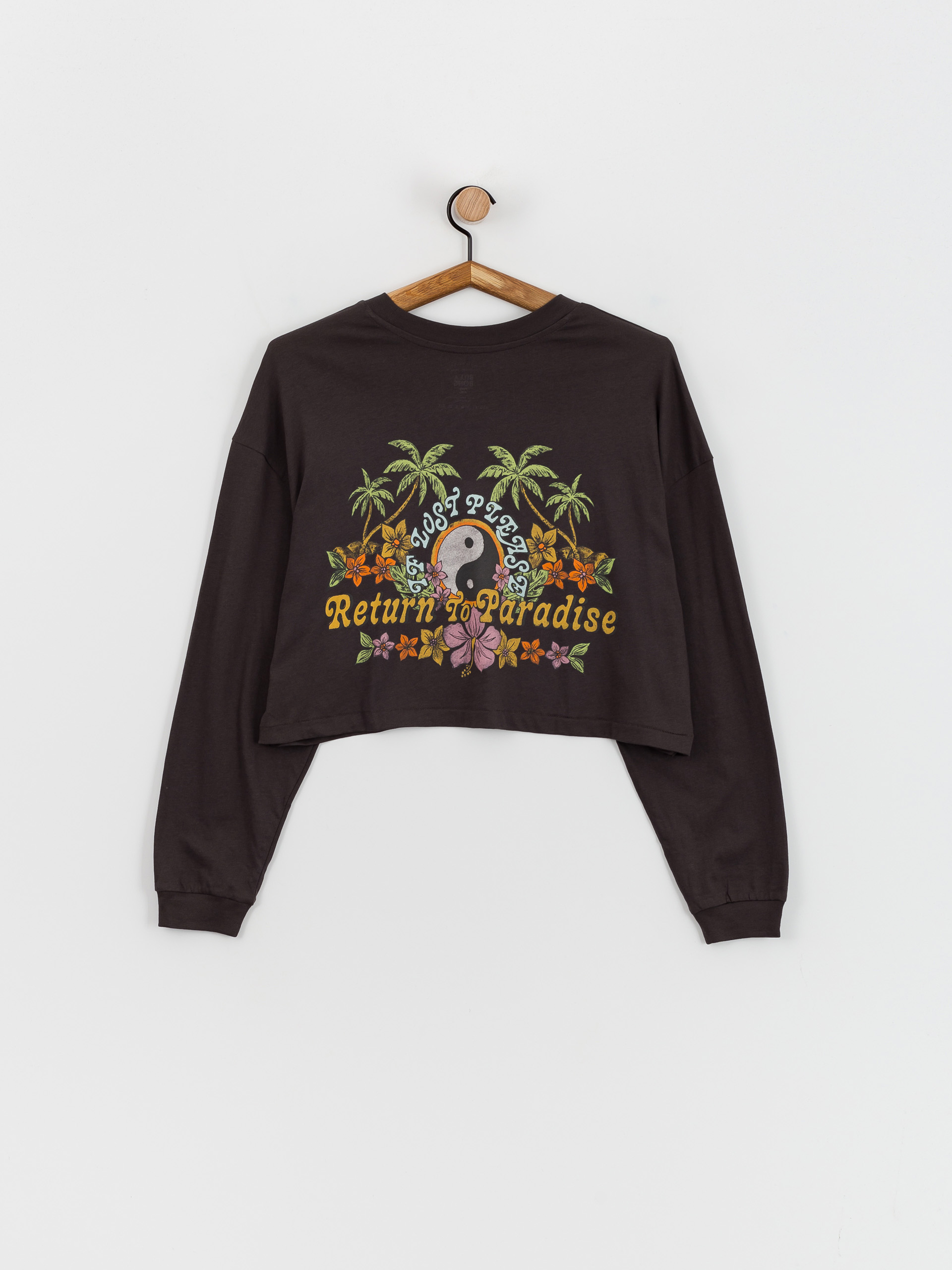 Longsleeve Billabong Beach Boyfriend Crop Wmn (black sands)