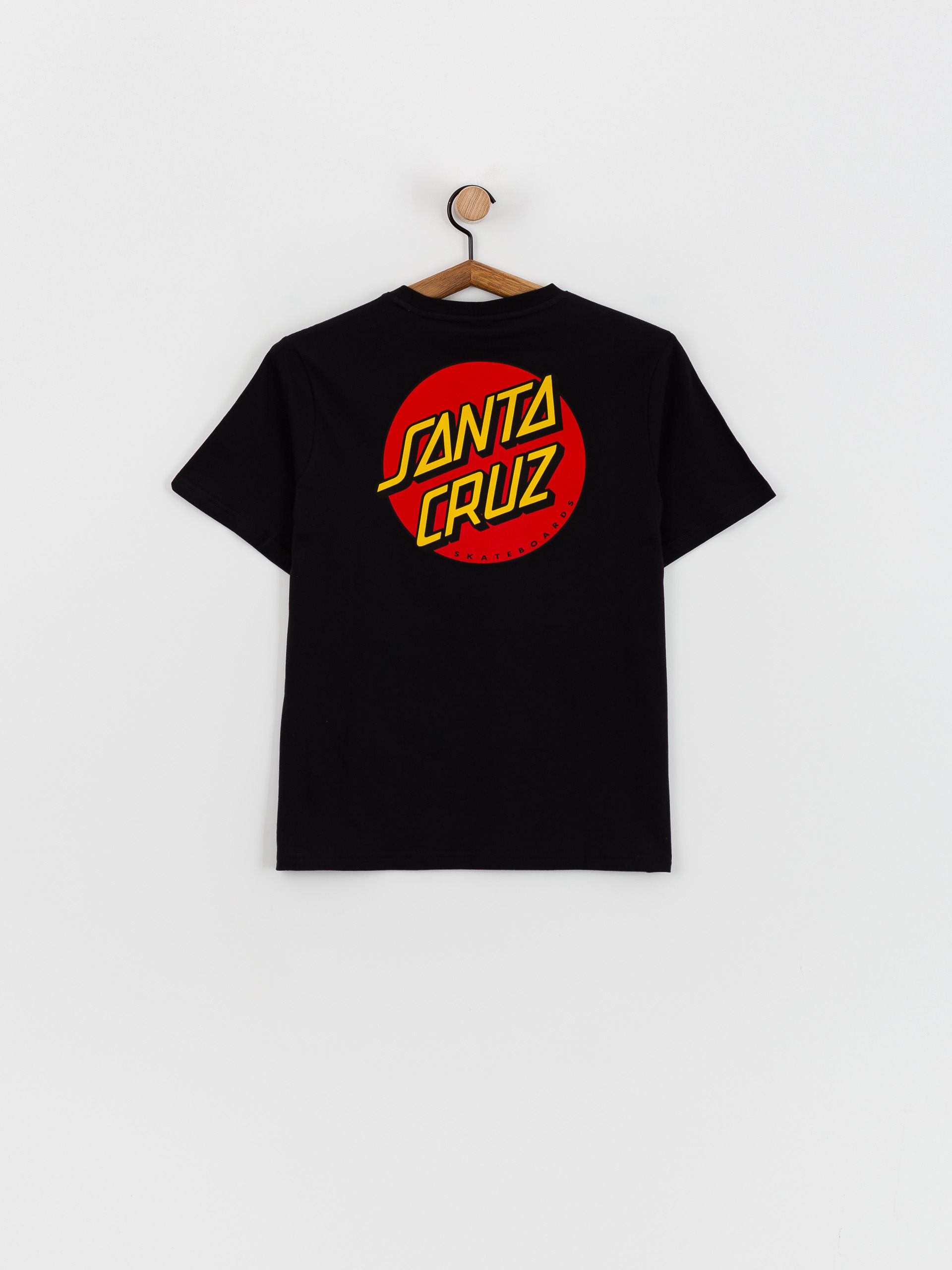 T-shirt Santa Cruz Classic Dot Chest Wmn (black)