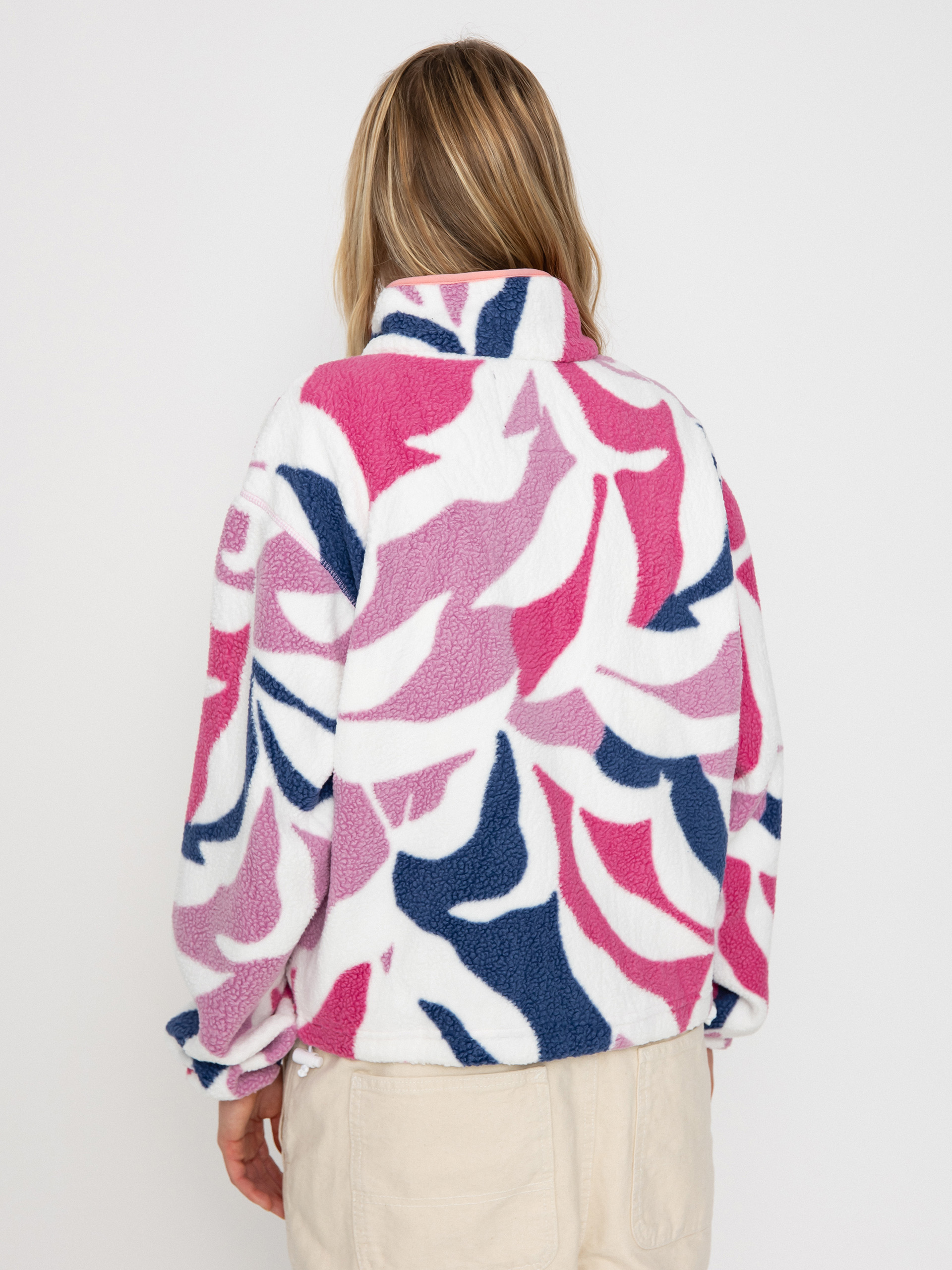 Damski Polar Columbia Helvetia Cropped (cosmos floristic print/eve/salmon rose)