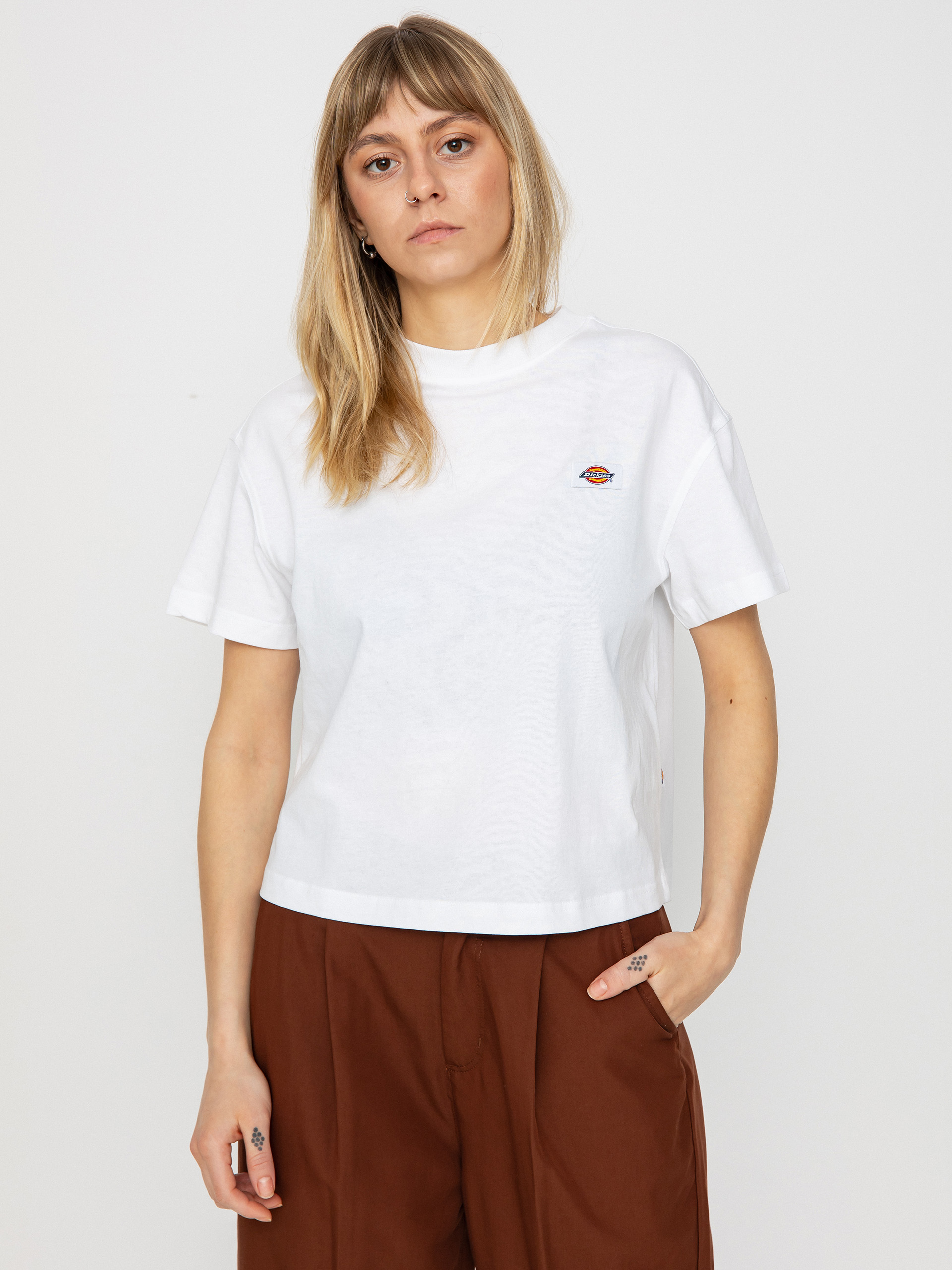 T-shirt Dickies Oakport Boxy Wmn (white)