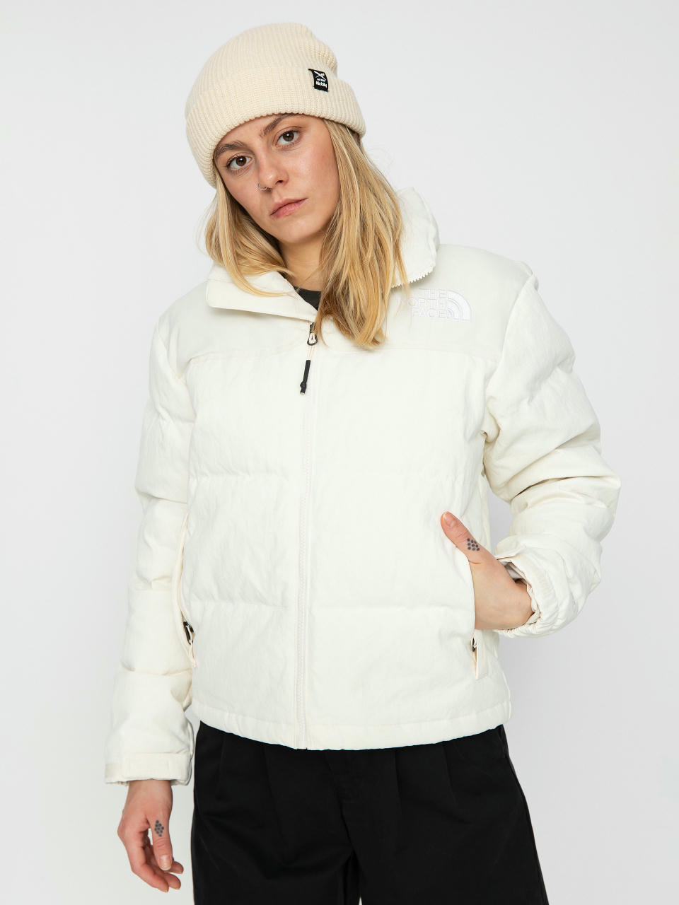 Kurtka The North Face 92 Ripstop Nuptse Wmn (white dune)