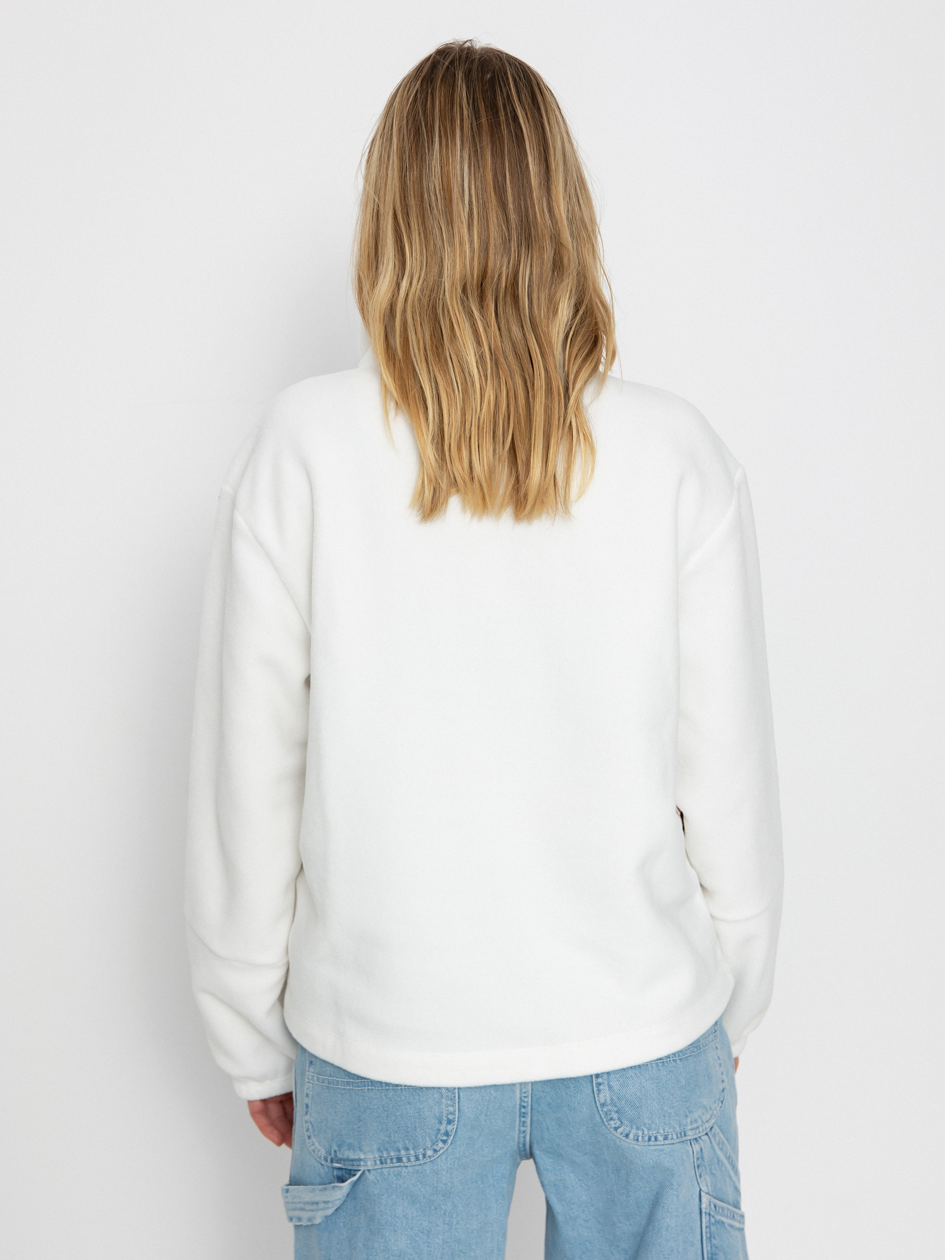 Damski Polar Patagonia Microdini 1/2 Zip (birch white)