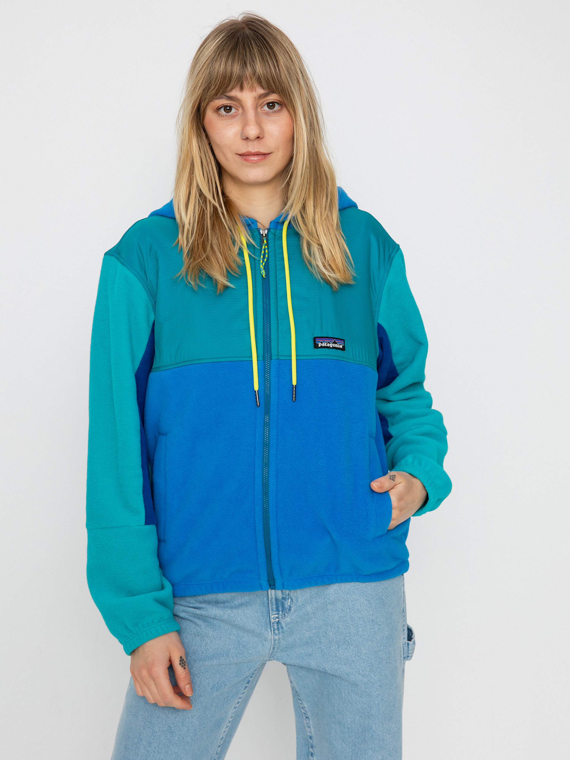 Damski Polar Patagonia Microdini Hoody (vessel blue)