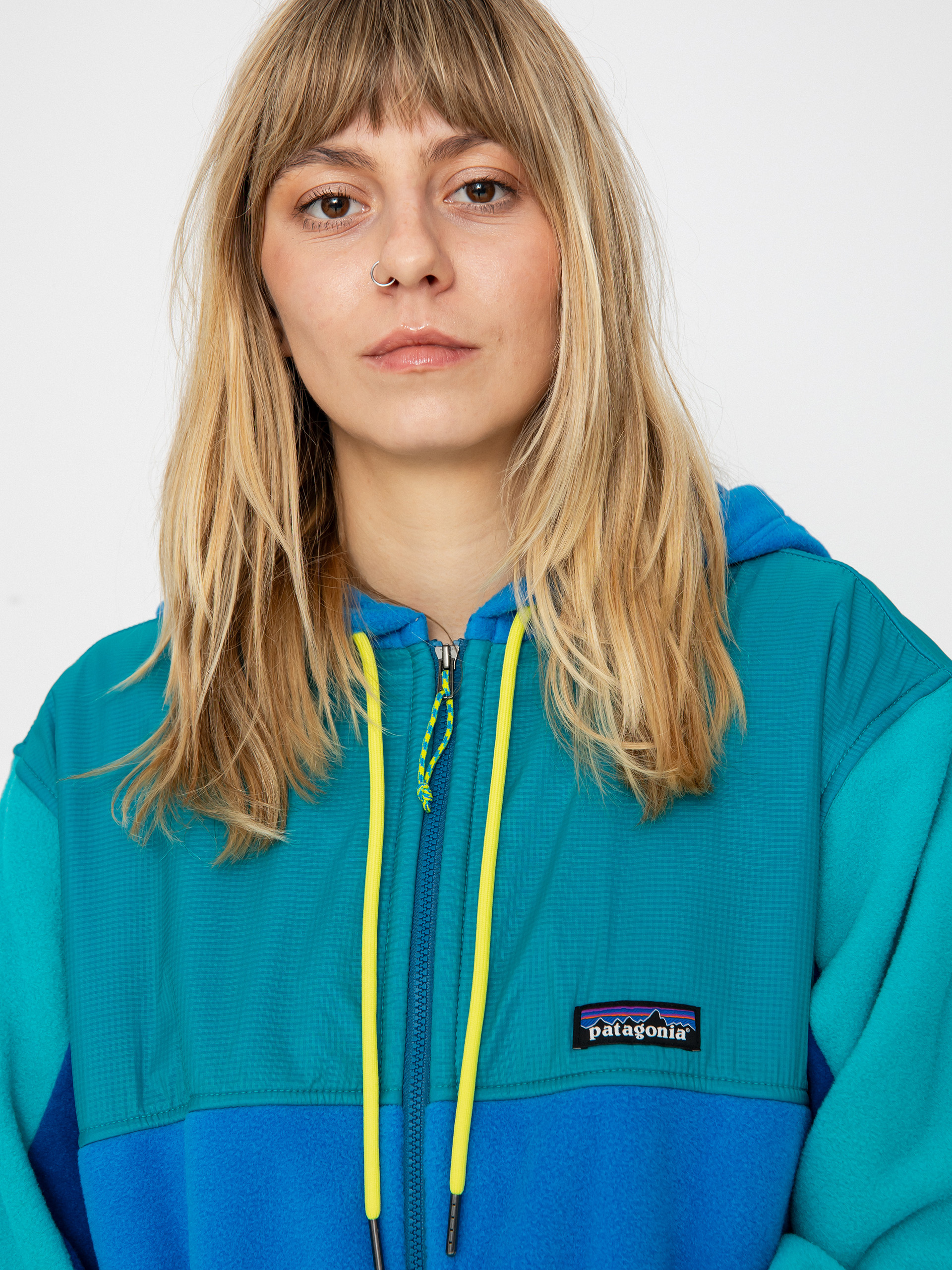 Damski Polar Patagonia Microdini Hoody (vessel blue)