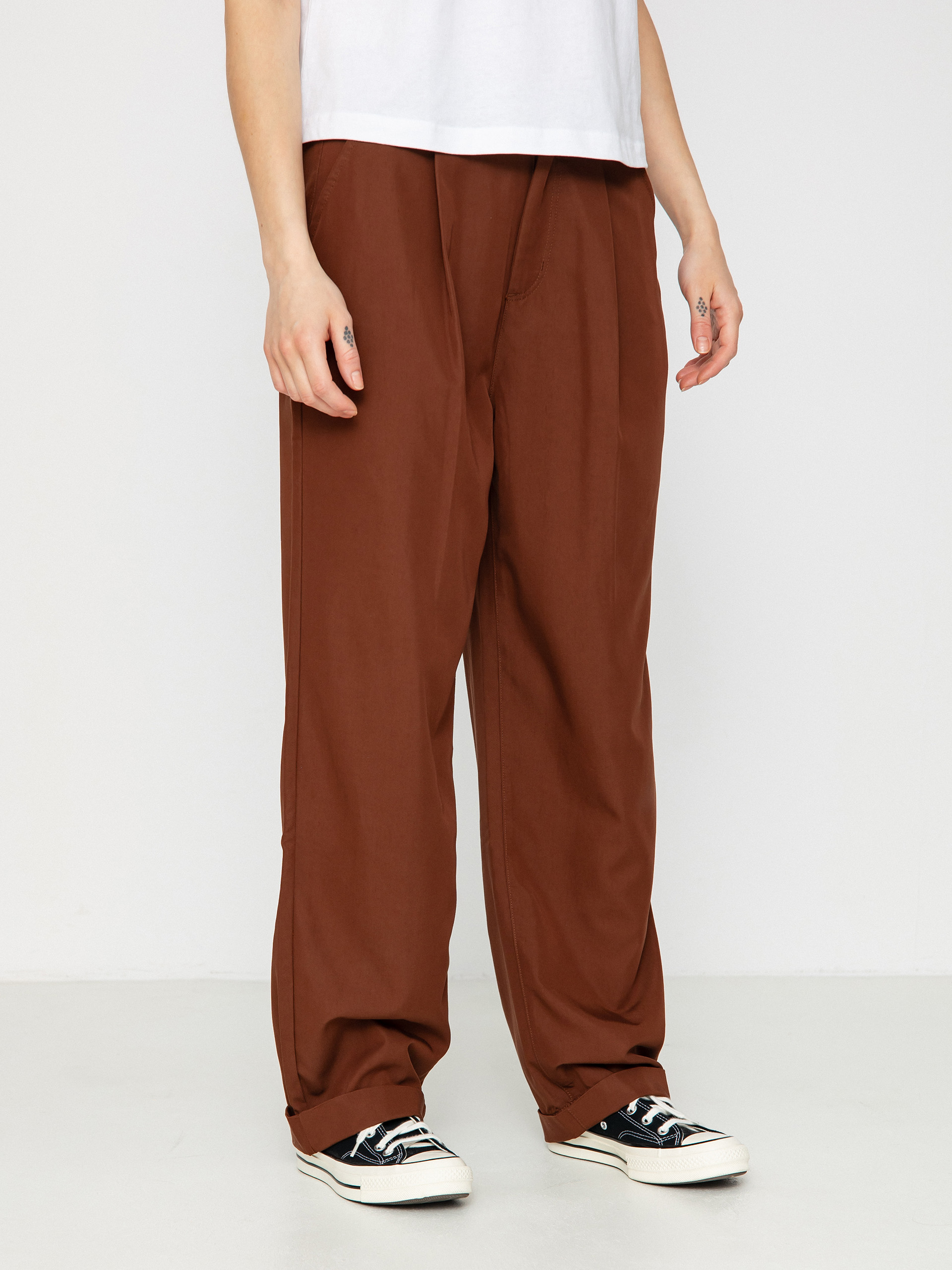 Spodnie Brixton Victory Trouser Wmn (sepia)