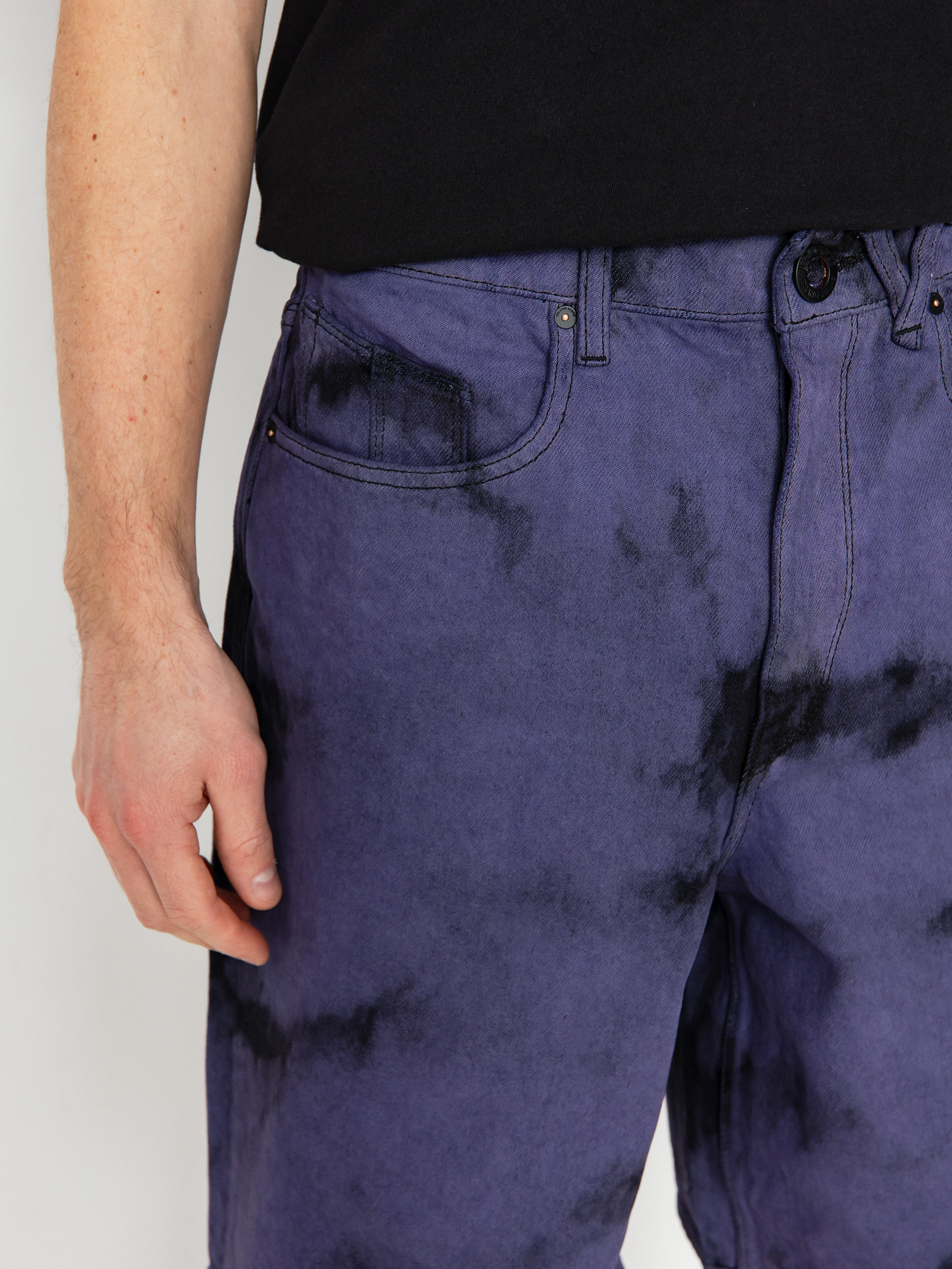Szorty Volcom Billow Denim (deep purple)