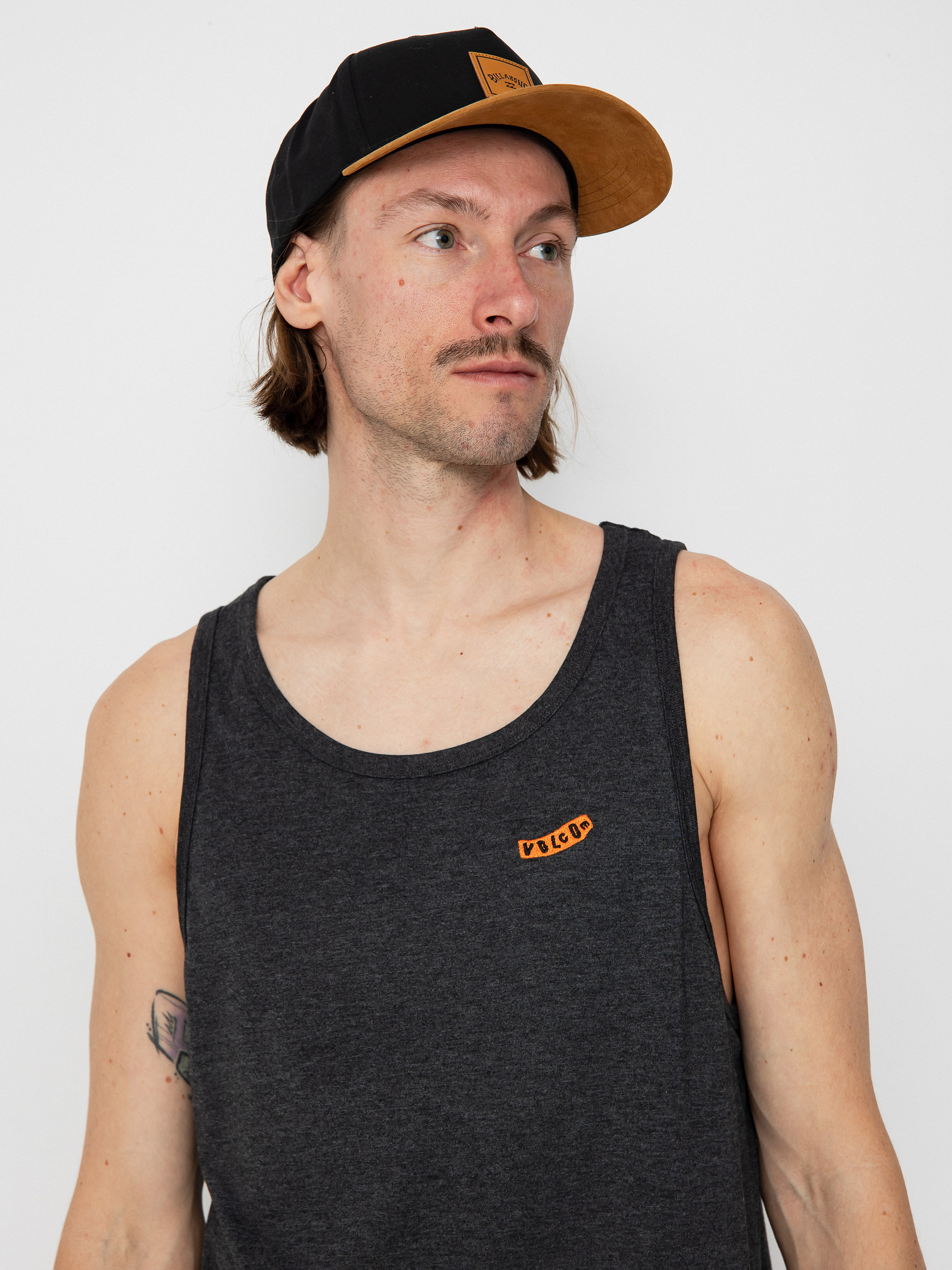Tank Volcom Pistol Stone Hth (heather black)