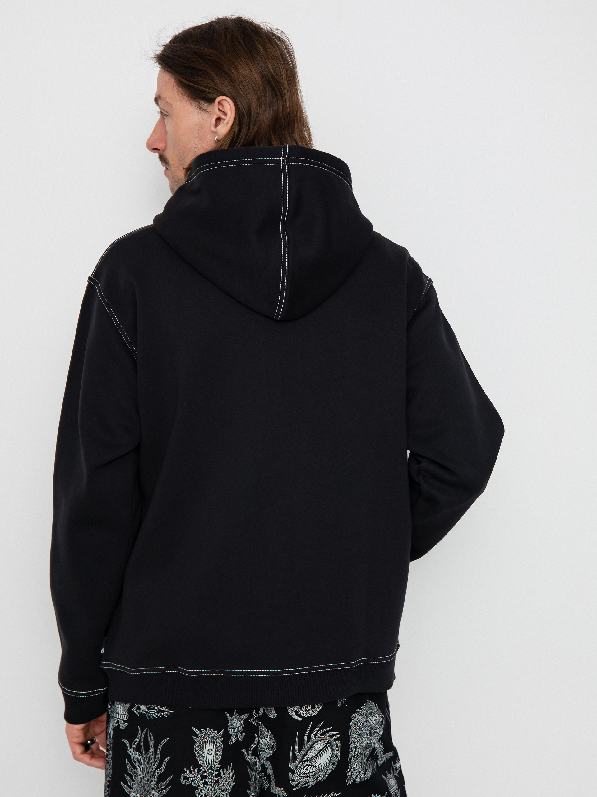 Bluza z kapturem Volcom Workard ZHD (black)