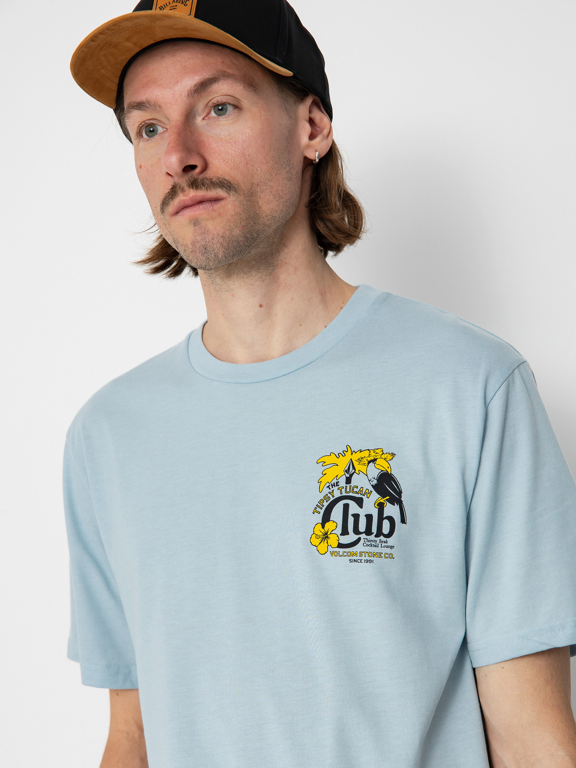 T-shirt Volcom Tispy Tucan Hth (celestial blue)