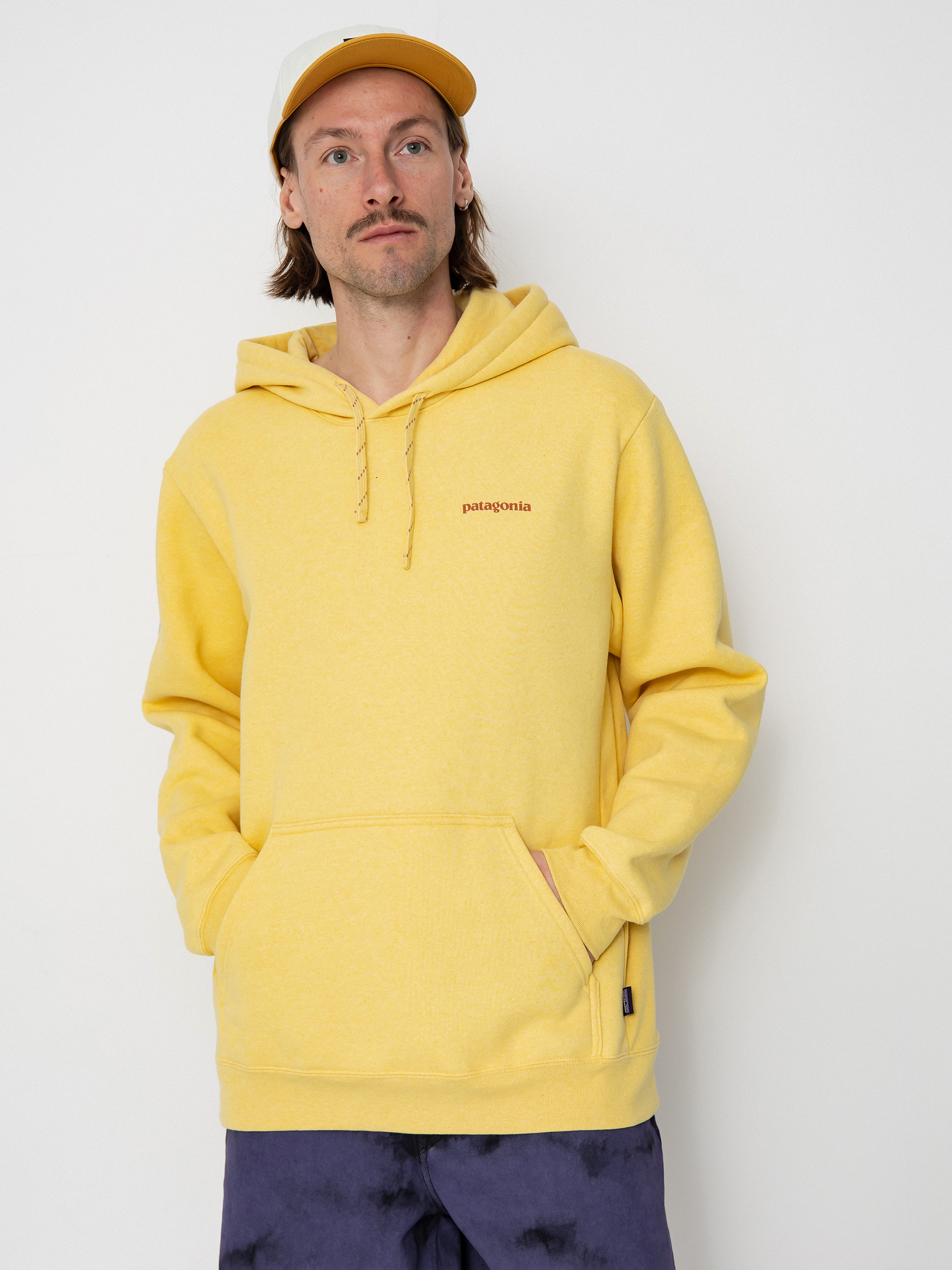 Bluza z kapturem Patagonia Fitz Roy Icon Uprisal HD (milled yellow)