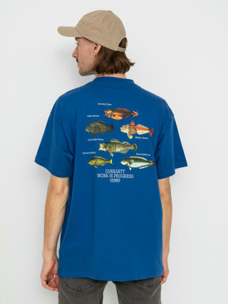 Koszulka Carhartt Fishing Graphic Federal Blue XS » Sklep