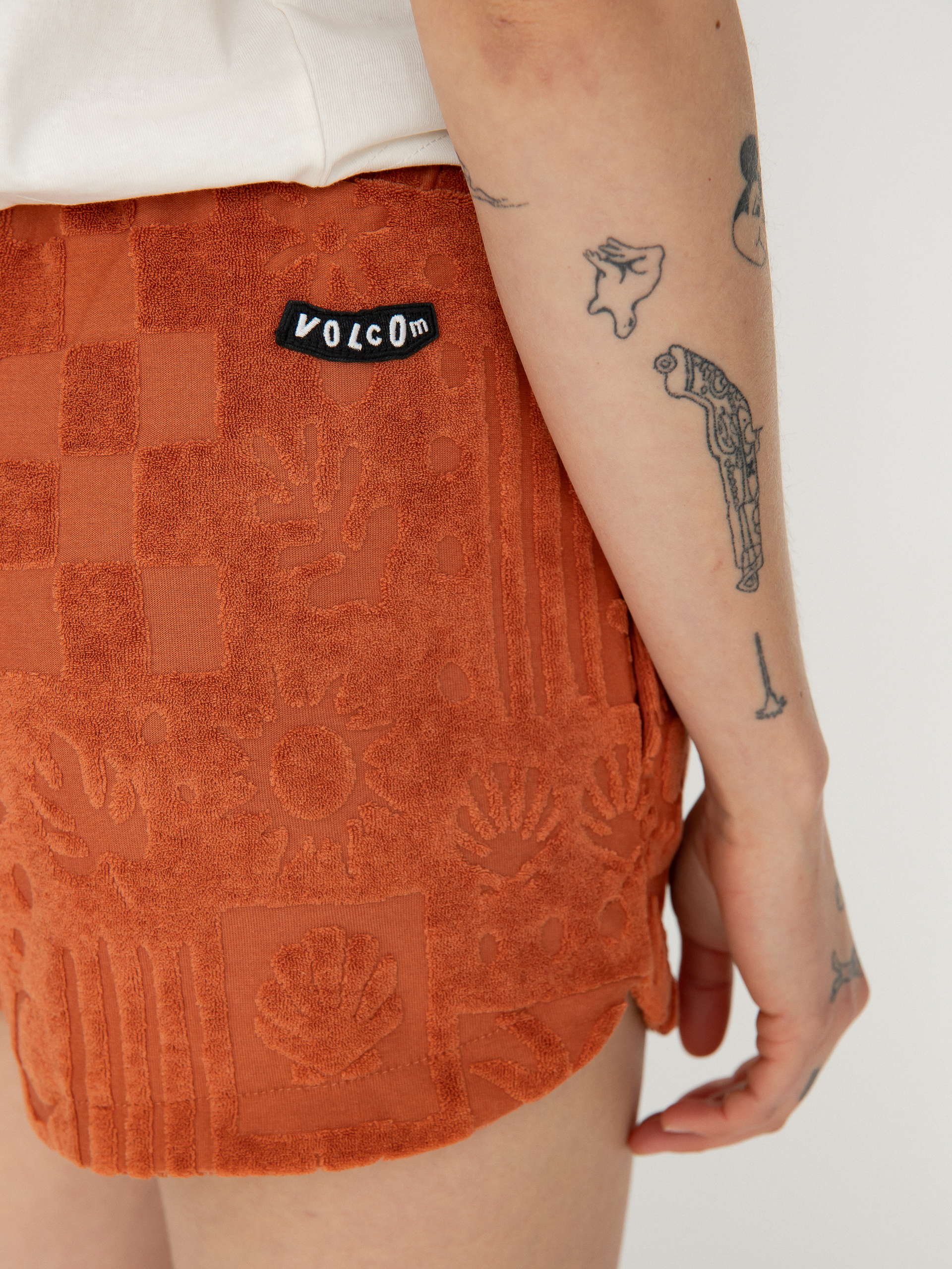 Szorty Volcom Sunny Wild Terry Cloth Wmn (rosewood)