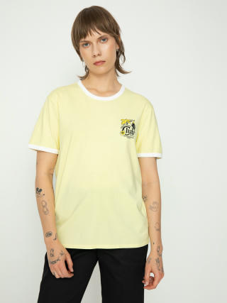 T-shirt Volcom Truly Ringer Wmn (aura yellow)