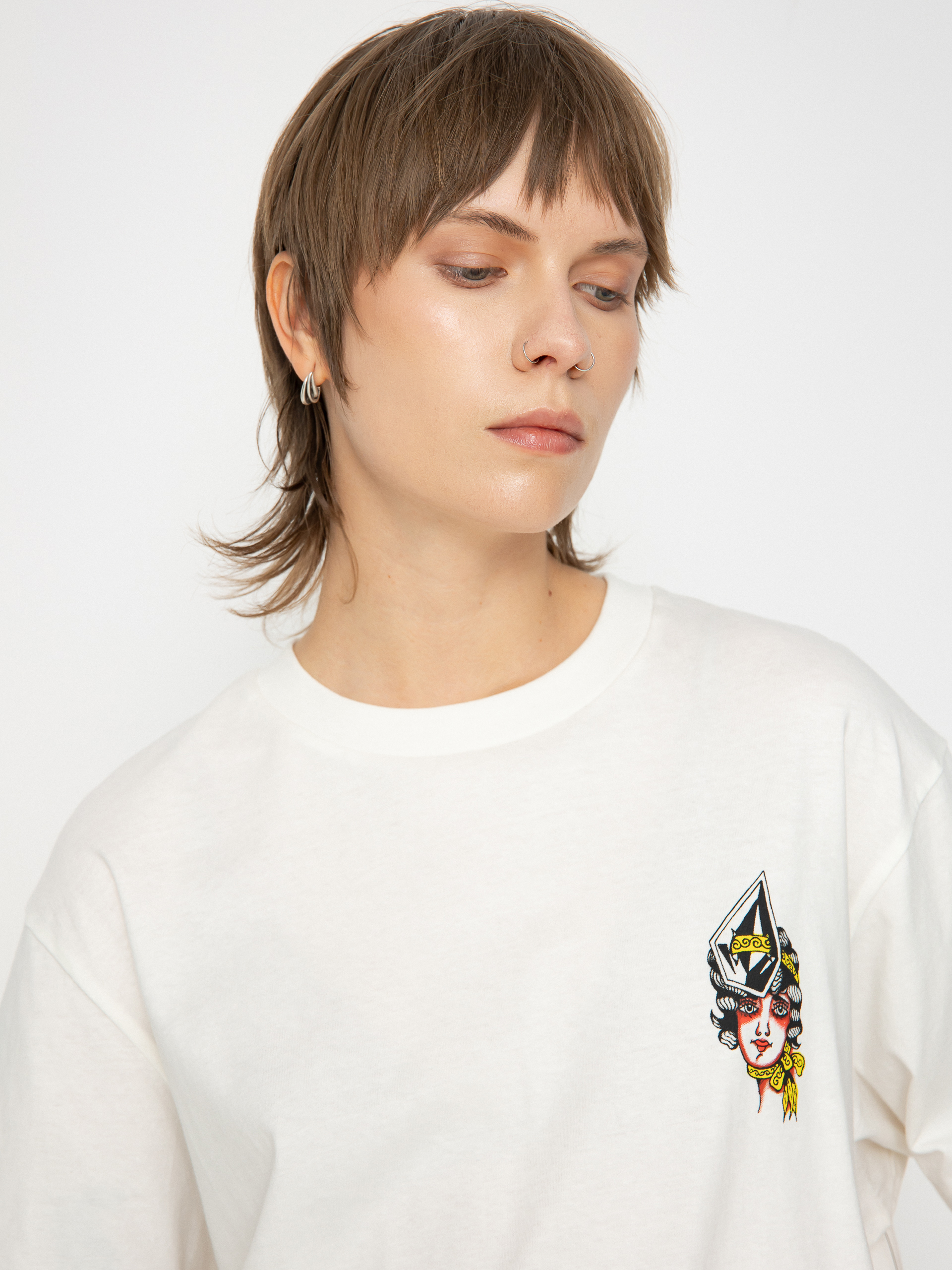 T-shirt Volcom Drumstone Wmn (star white)