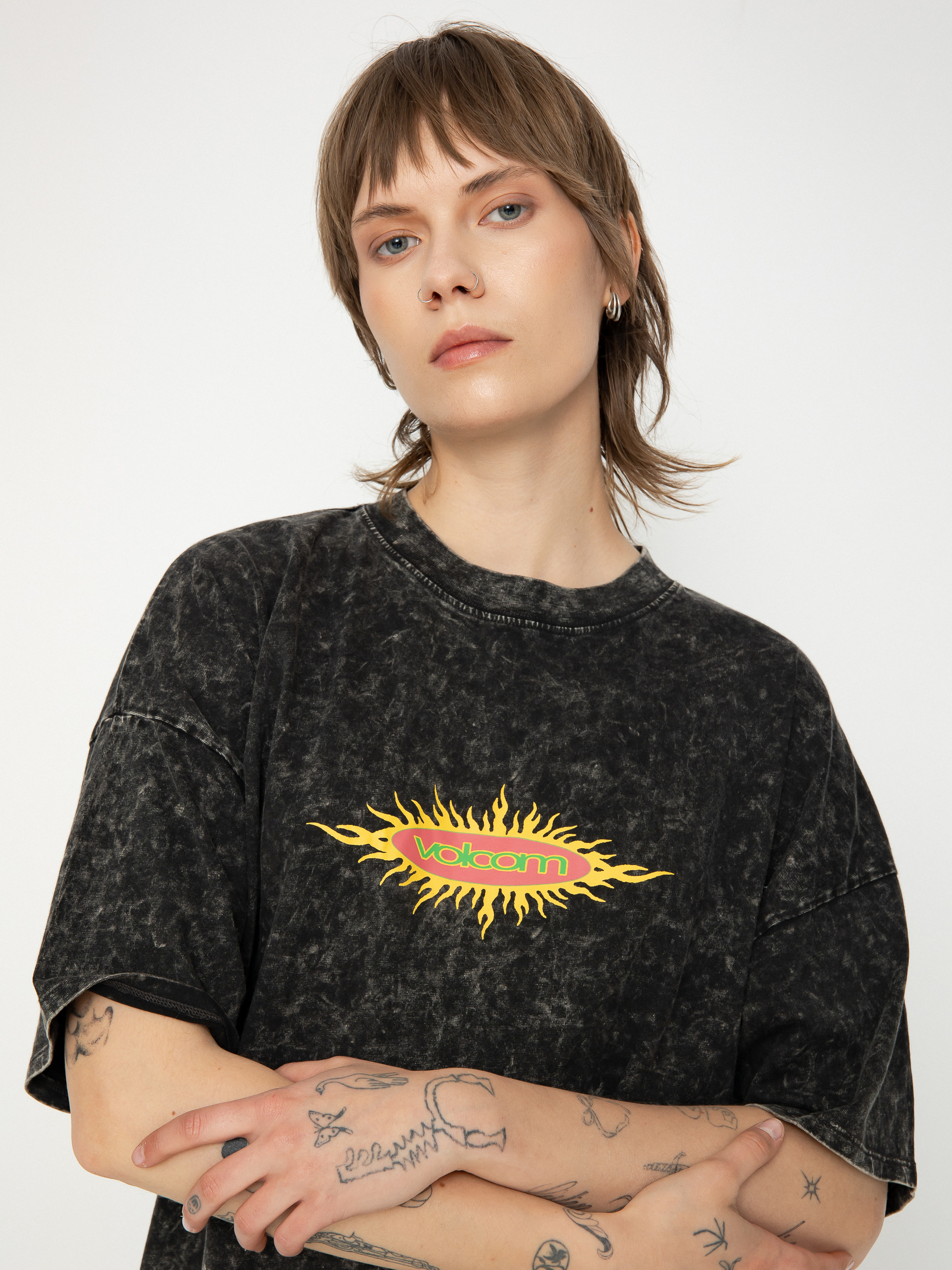 T-shirt Volcom Voltrip Wmn (black)